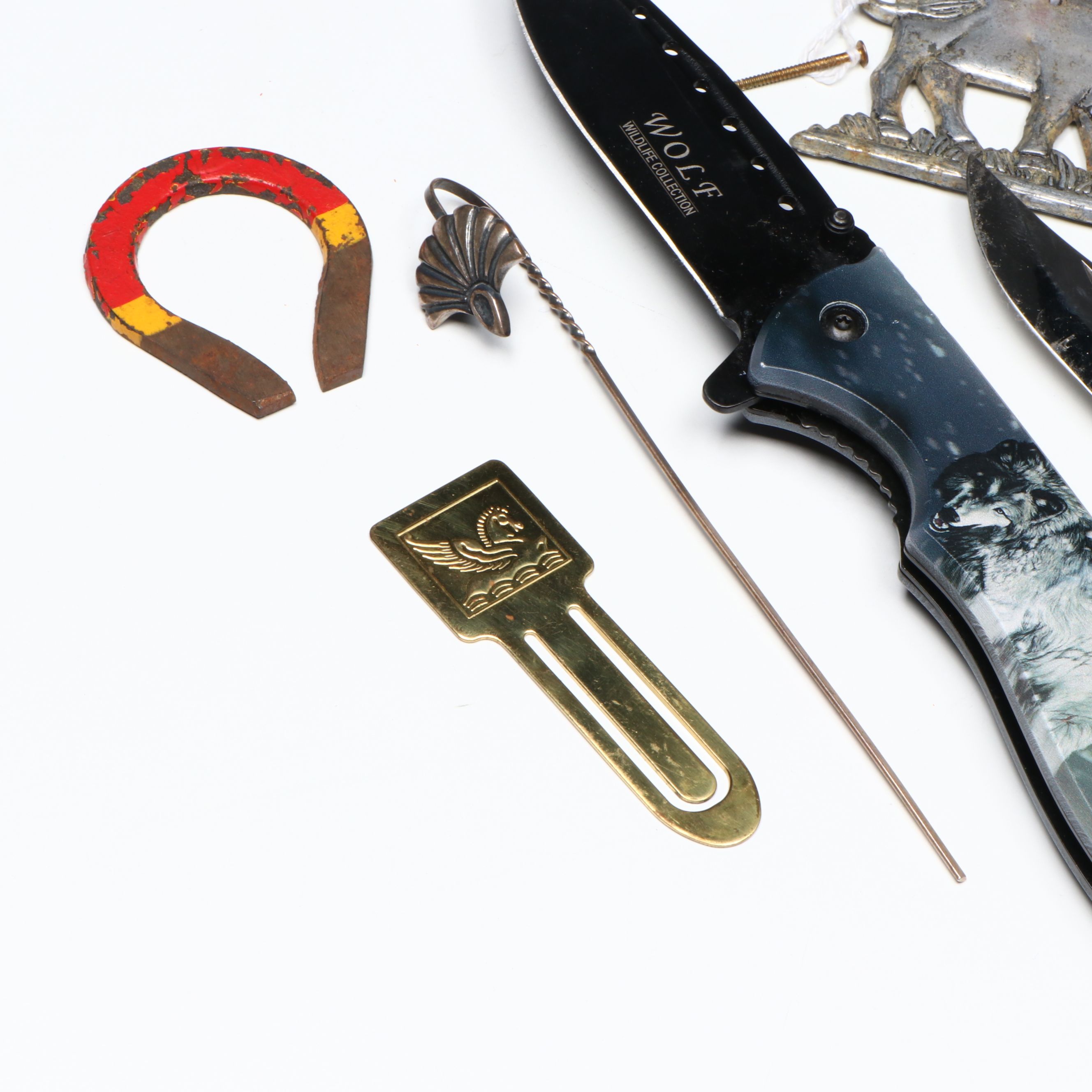 Ronson "Whirlwind" and Other Zippo Lighters with Pocket Knives and More Décor