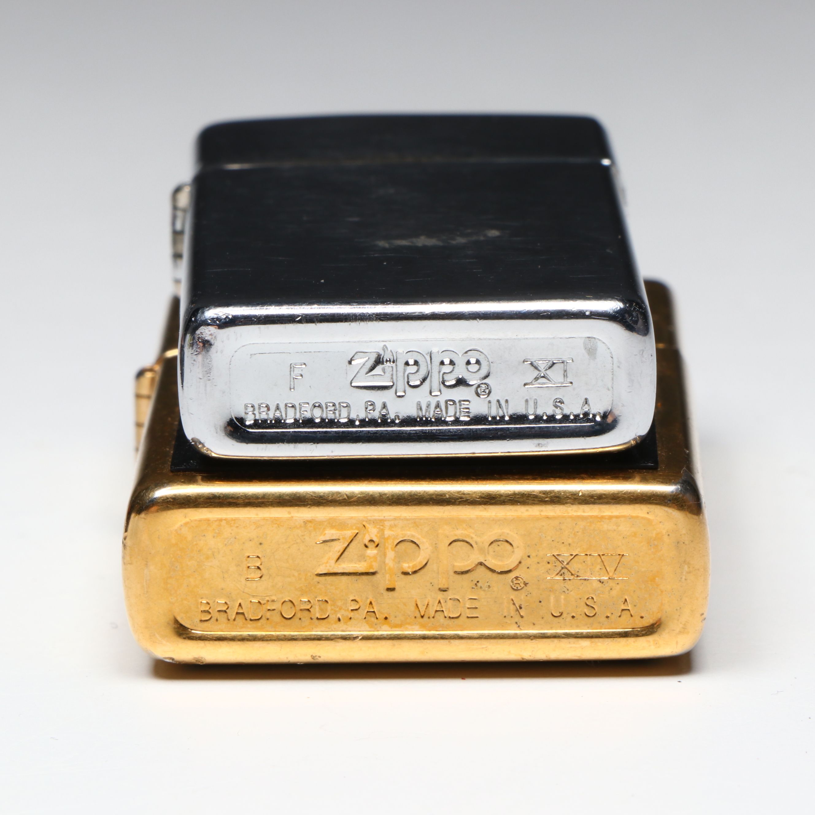 Ronson "Whirlwind" and Other Zippo Lighters with Pocket Knives and More Décor