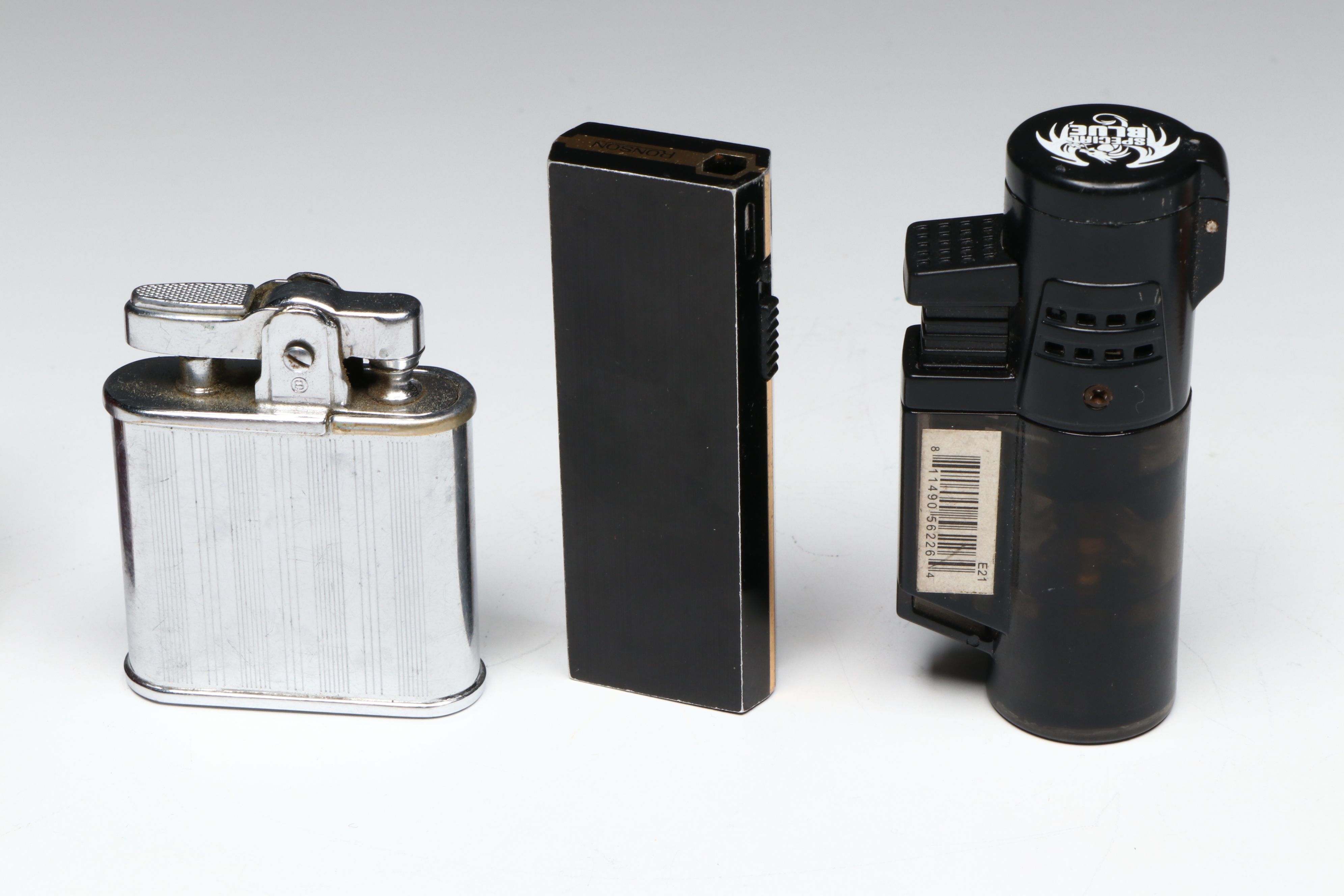 Ronson "Whirlwind" and Other Zippo Lighters with Pocket Knives and More Décor