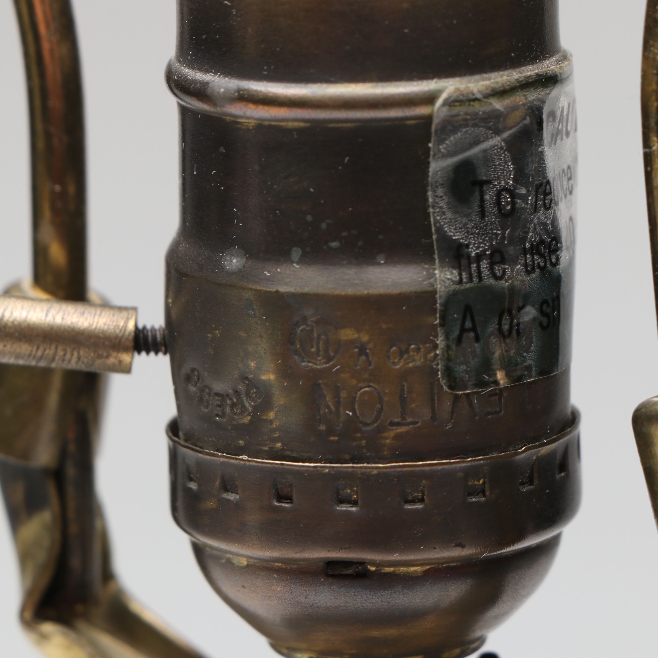 Bronze Finish Elephant Table Lamp