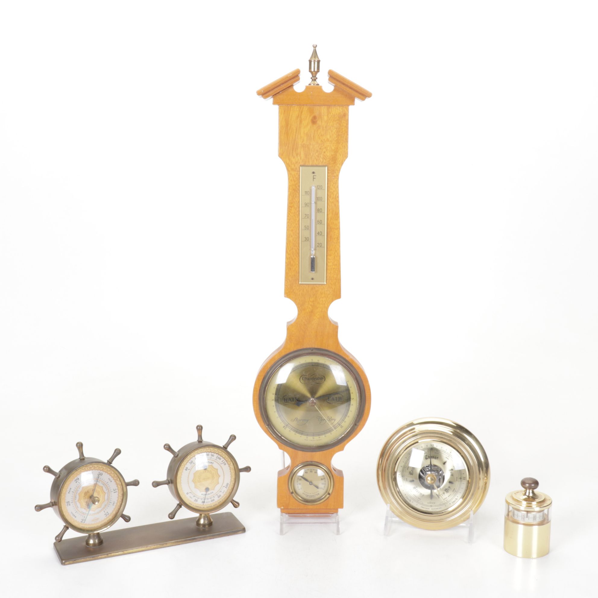 Brass Banjo Weather Station, Barometers & More