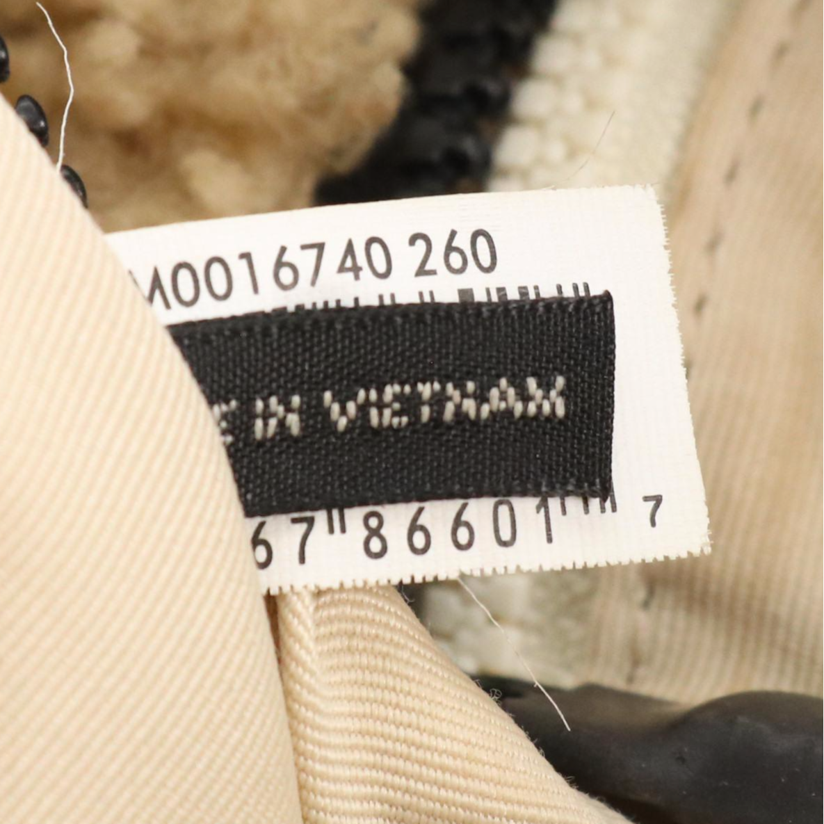 Marc Jacobs "The Teddy" Two-Way Tote Bag with Black Leather Trim