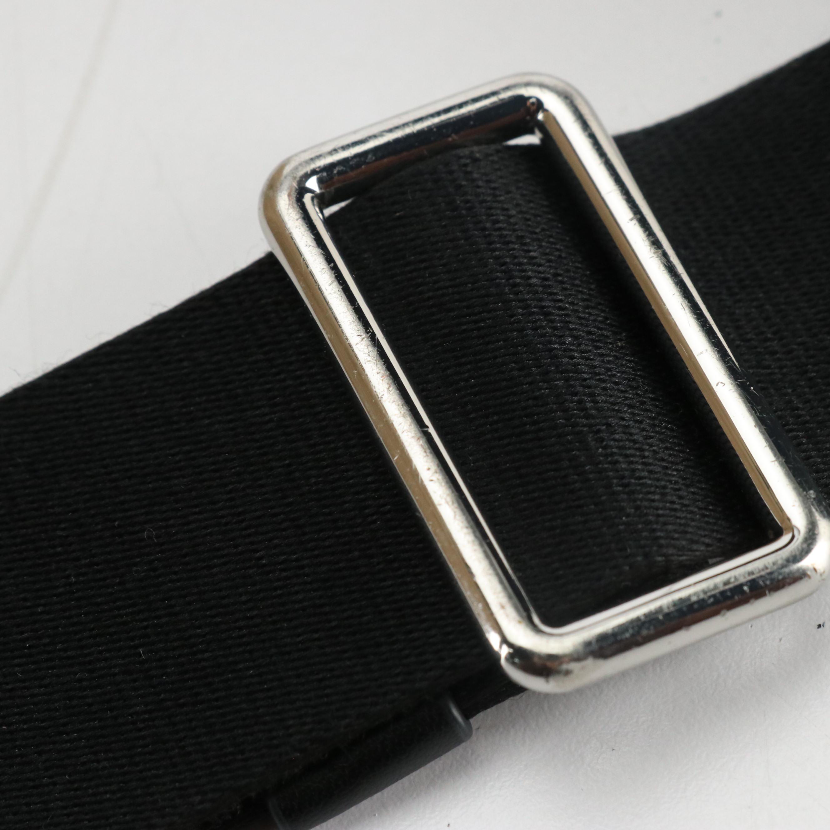 Marc Jacobs "The Teddy" Two-Way Tote Bag with Black Leather Trim