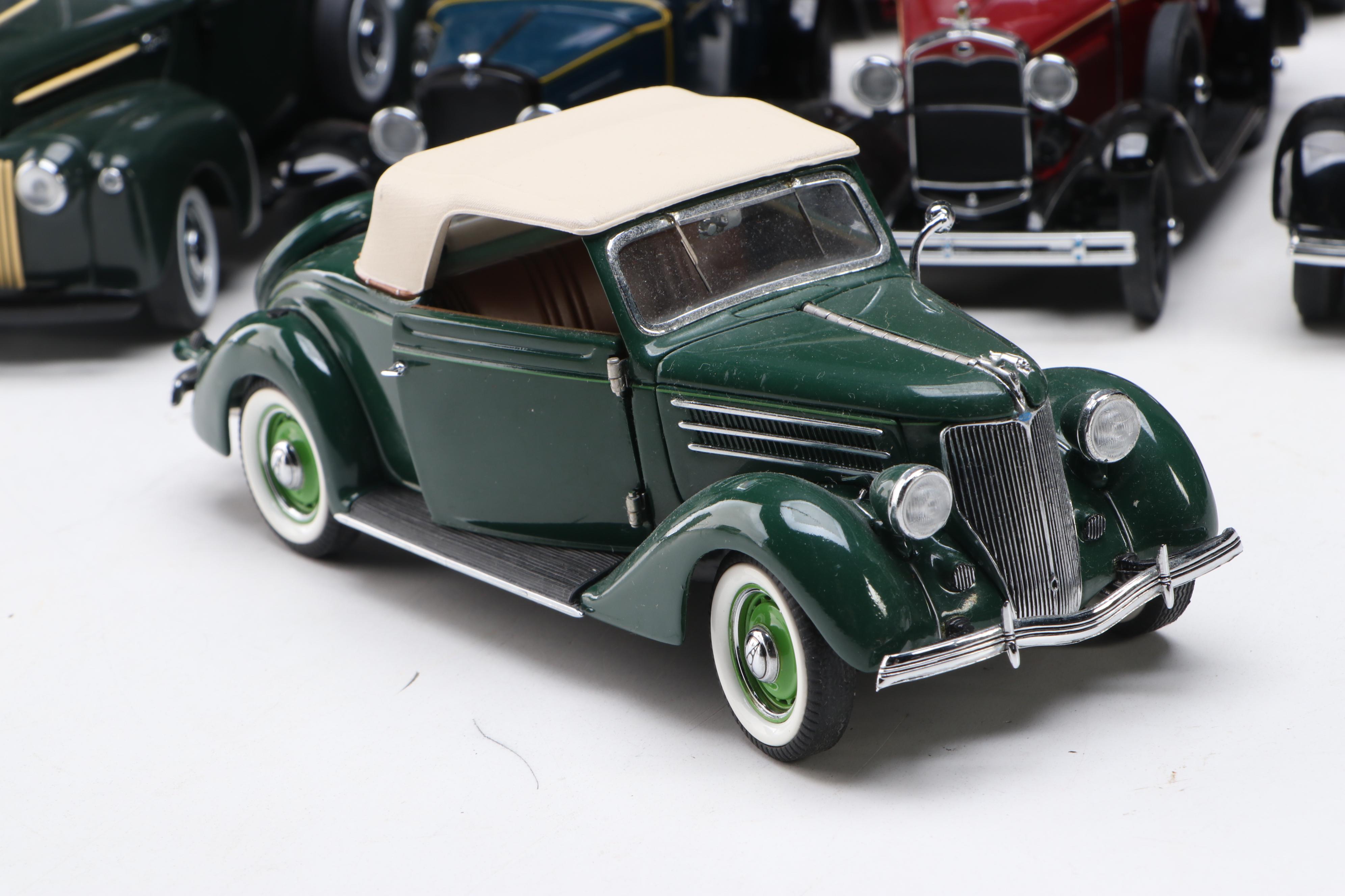 Franklin Mint "1936 Ford," Danbury Mint "1932 Ford Model A Pickup" and More Cars