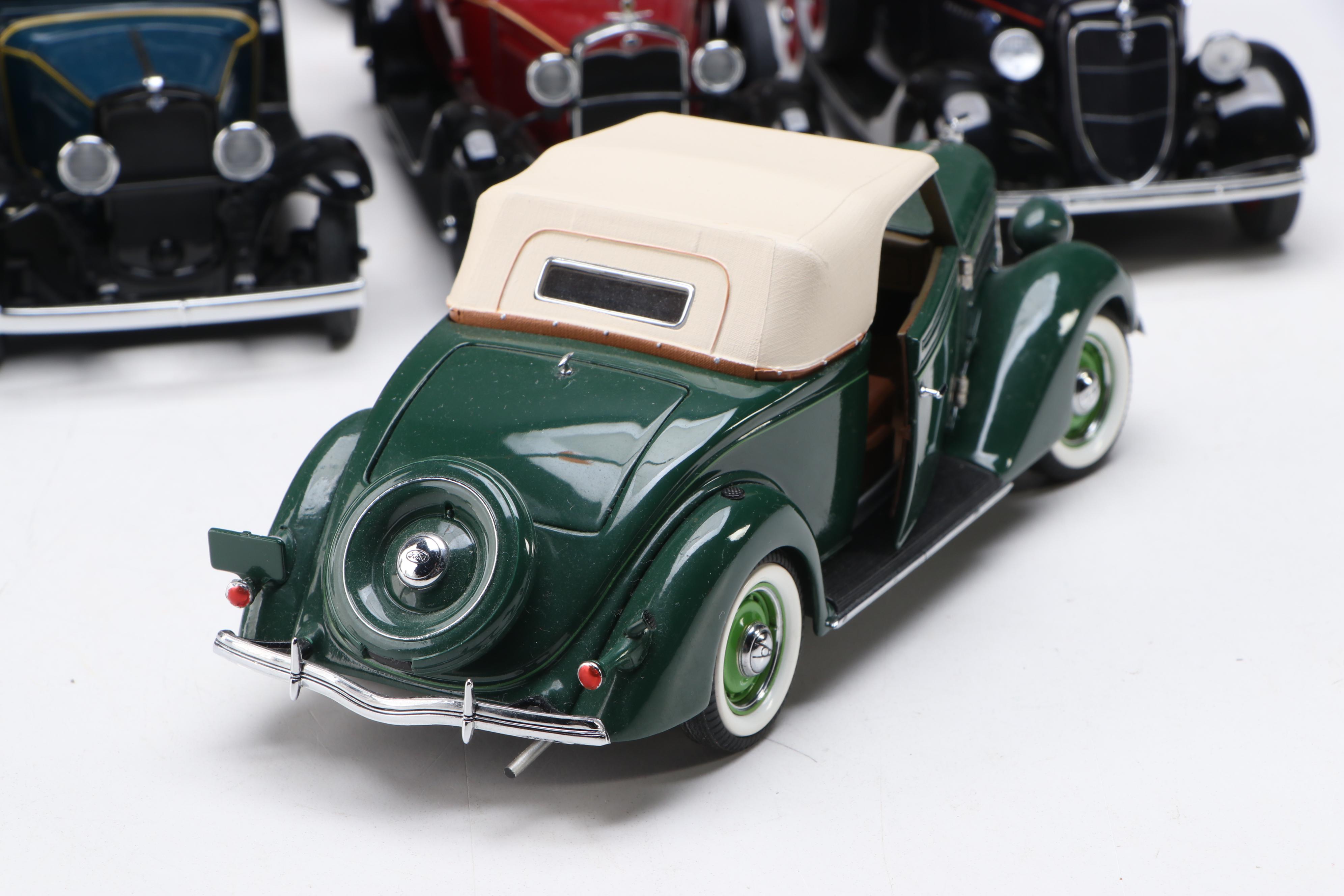 Franklin Mint "1936 Ford," Danbury Mint "1932 Ford Model A Pickup" and More Cars