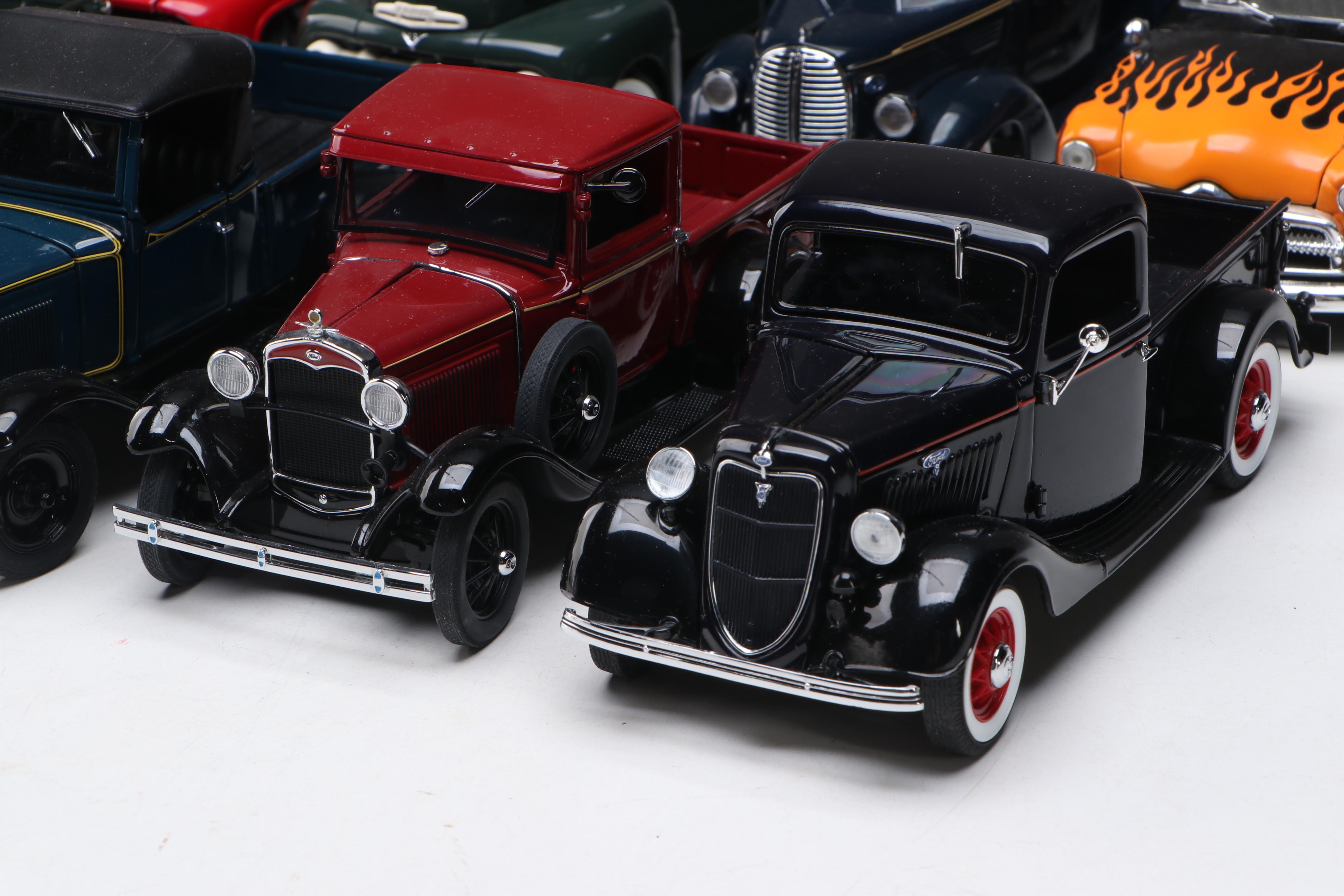 Franklin Mint "1936 Ford," Danbury Mint "1932 Ford Model A Pickup" and More Cars