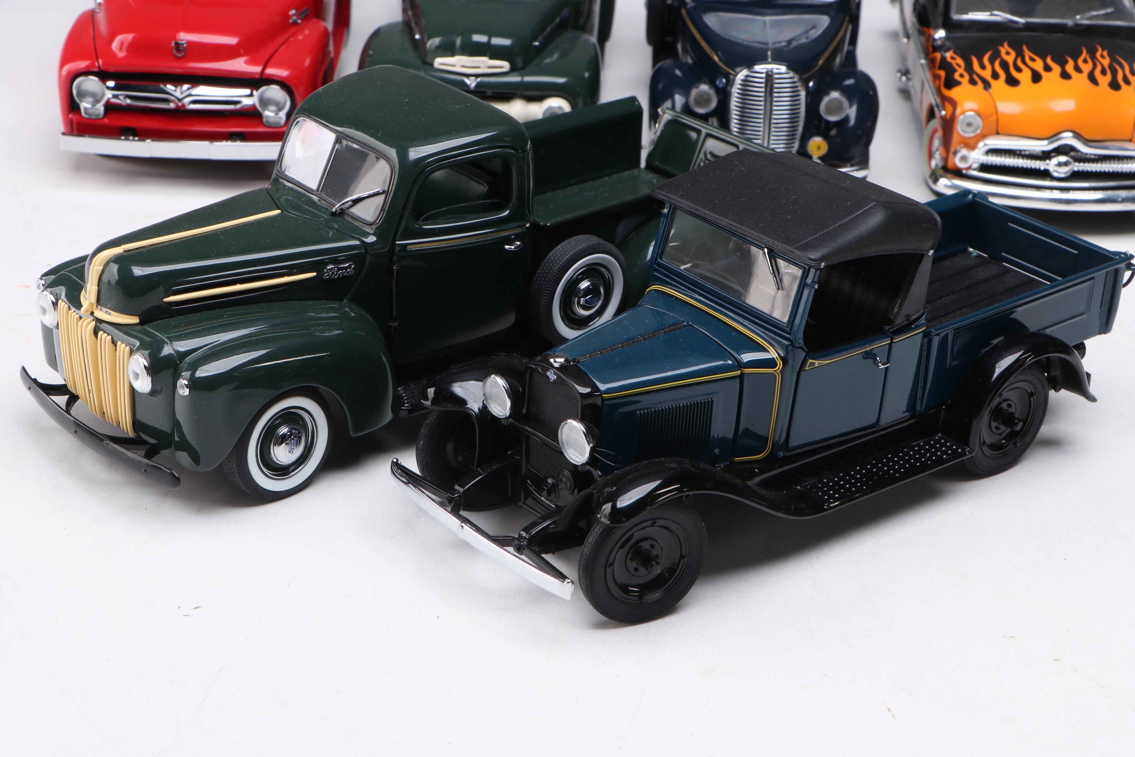 Franklin Mint "1936 Ford," Danbury Mint "1932 Ford Model A Pickup" and More Cars