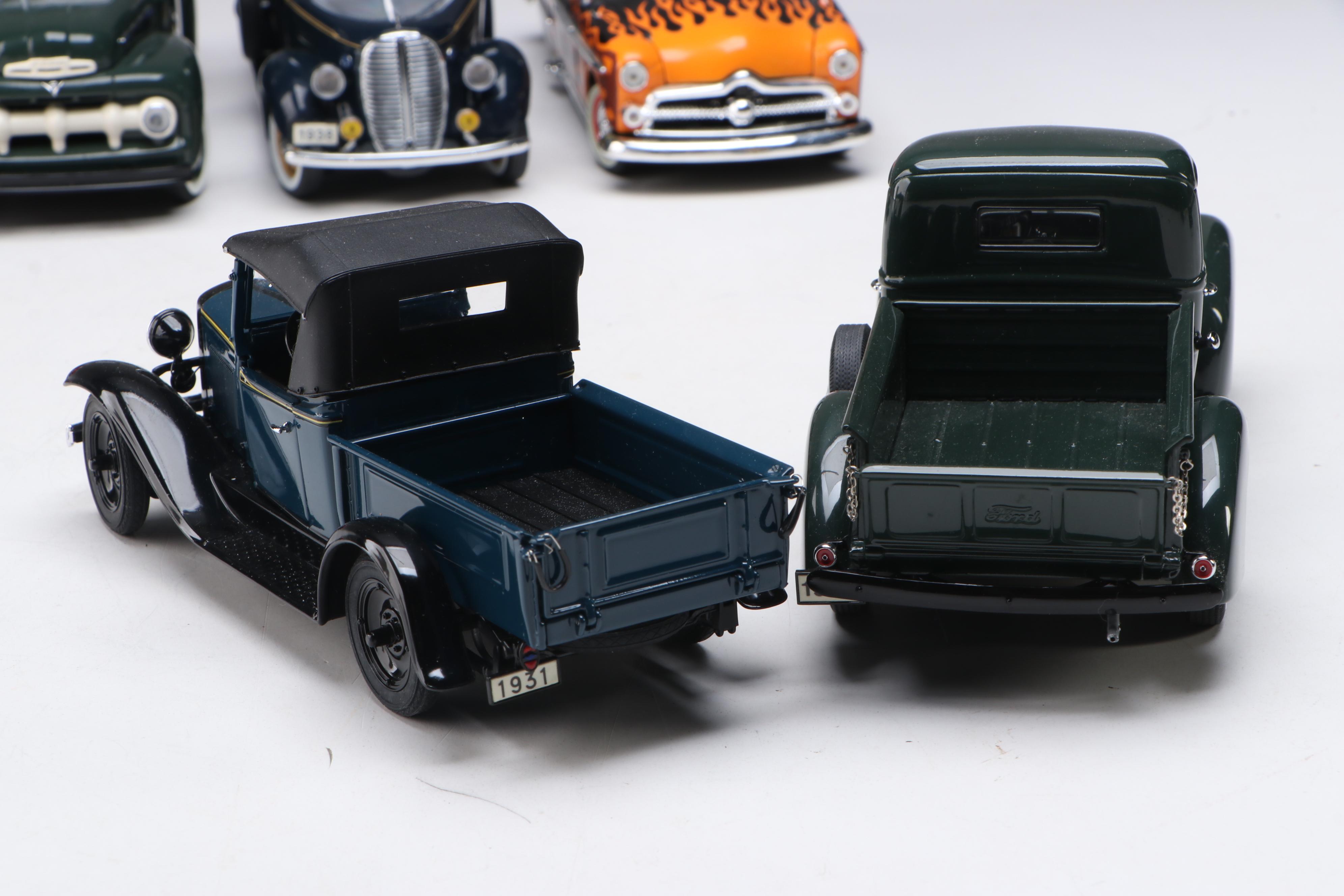 Franklin Mint "1936 Ford," Danbury Mint "1932 Ford Model A Pickup" and More Cars