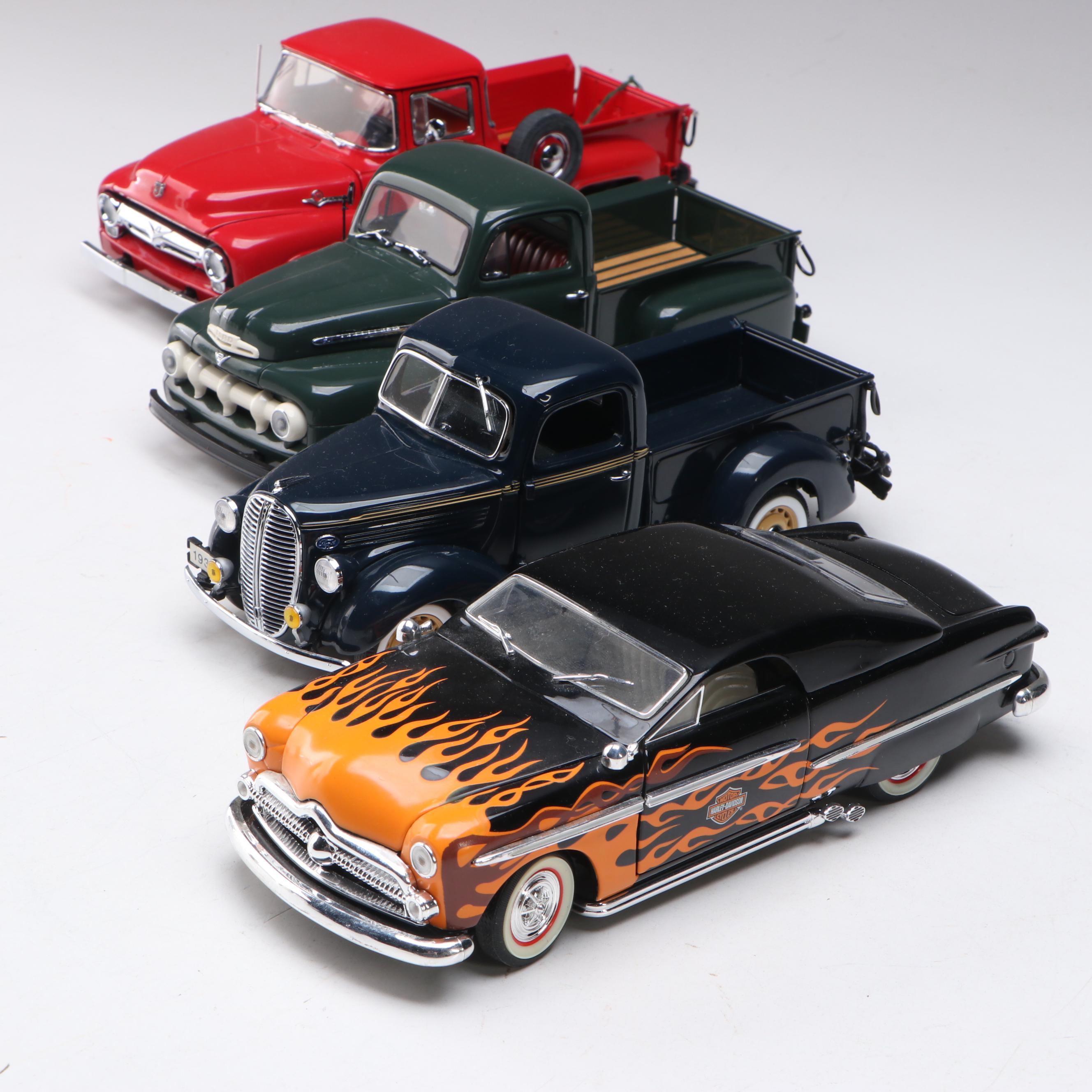 Franklin Mint "1936 Ford," Danbury Mint "1932 Ford Model A Pickup" and More Cars