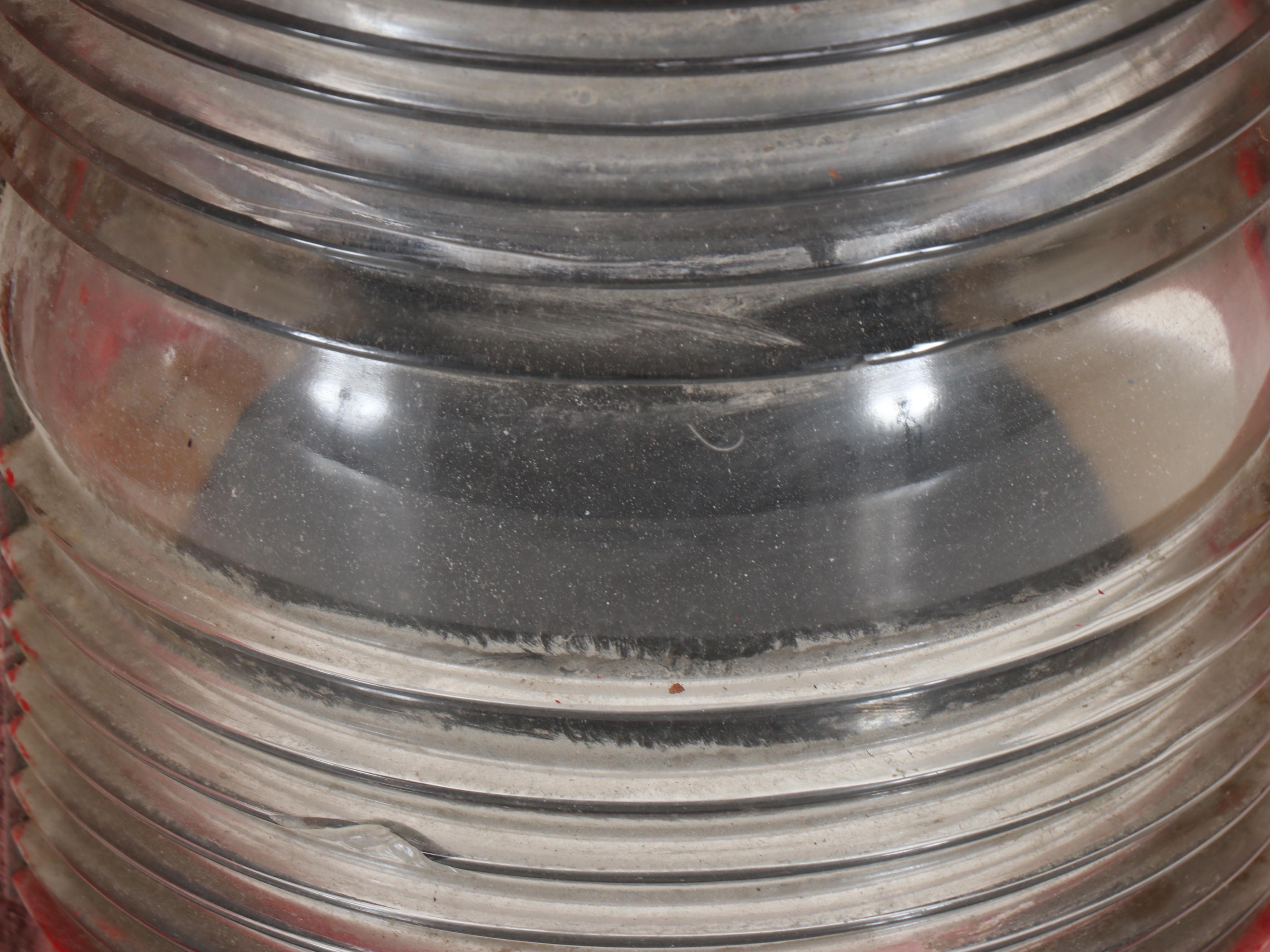 Primitive Style Plant Holder with Red Metal Lanterns