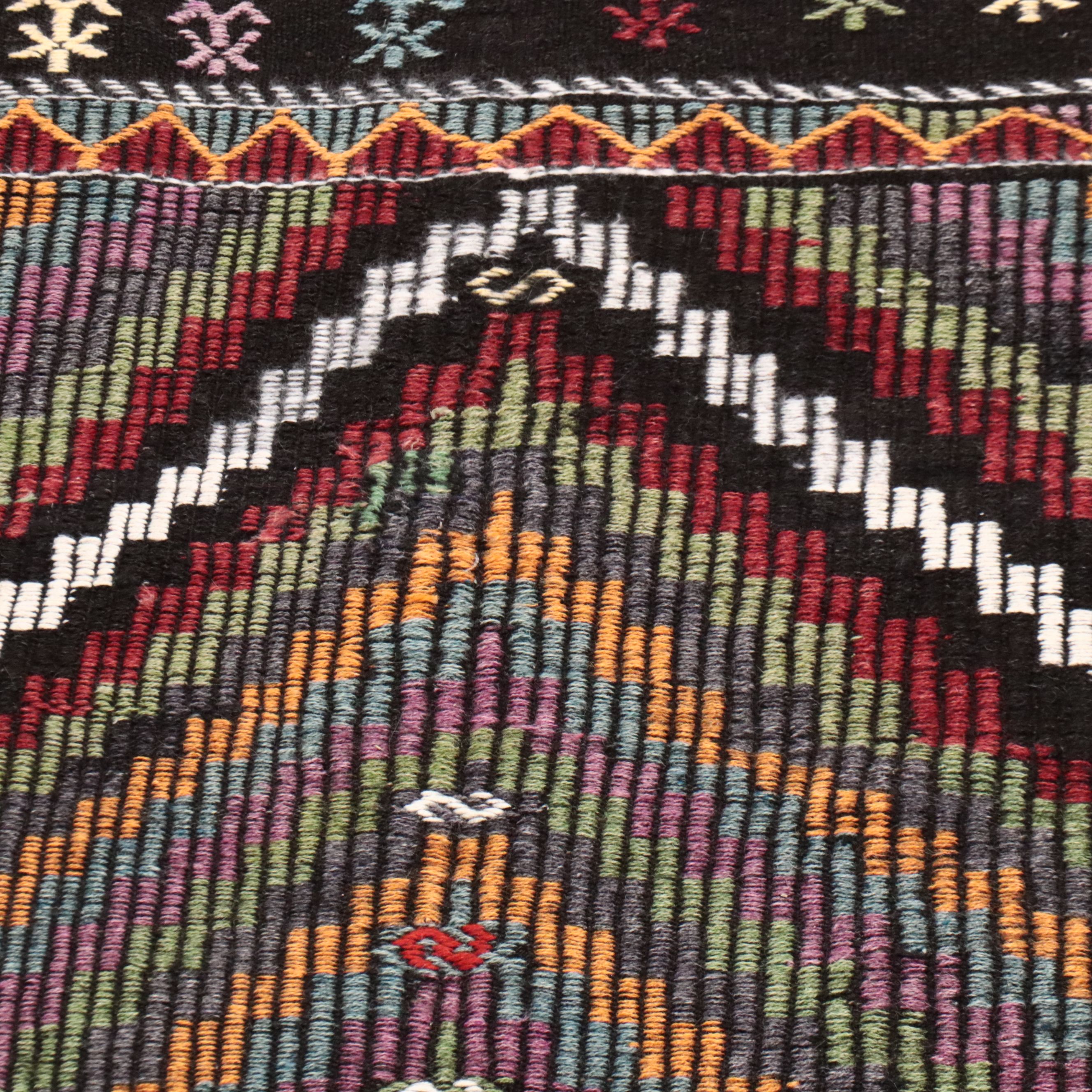 8'5 x 11'2 Handwoven Turkish Mut Cicim Area Rug