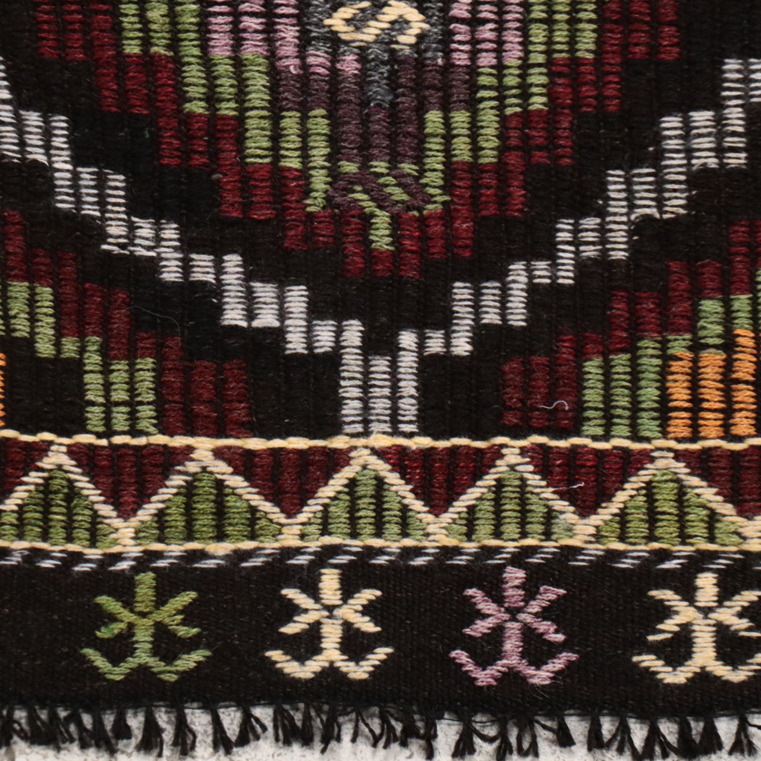 8'5 x 11'2 Handwoven Turkish Mut Cicim Area Rug