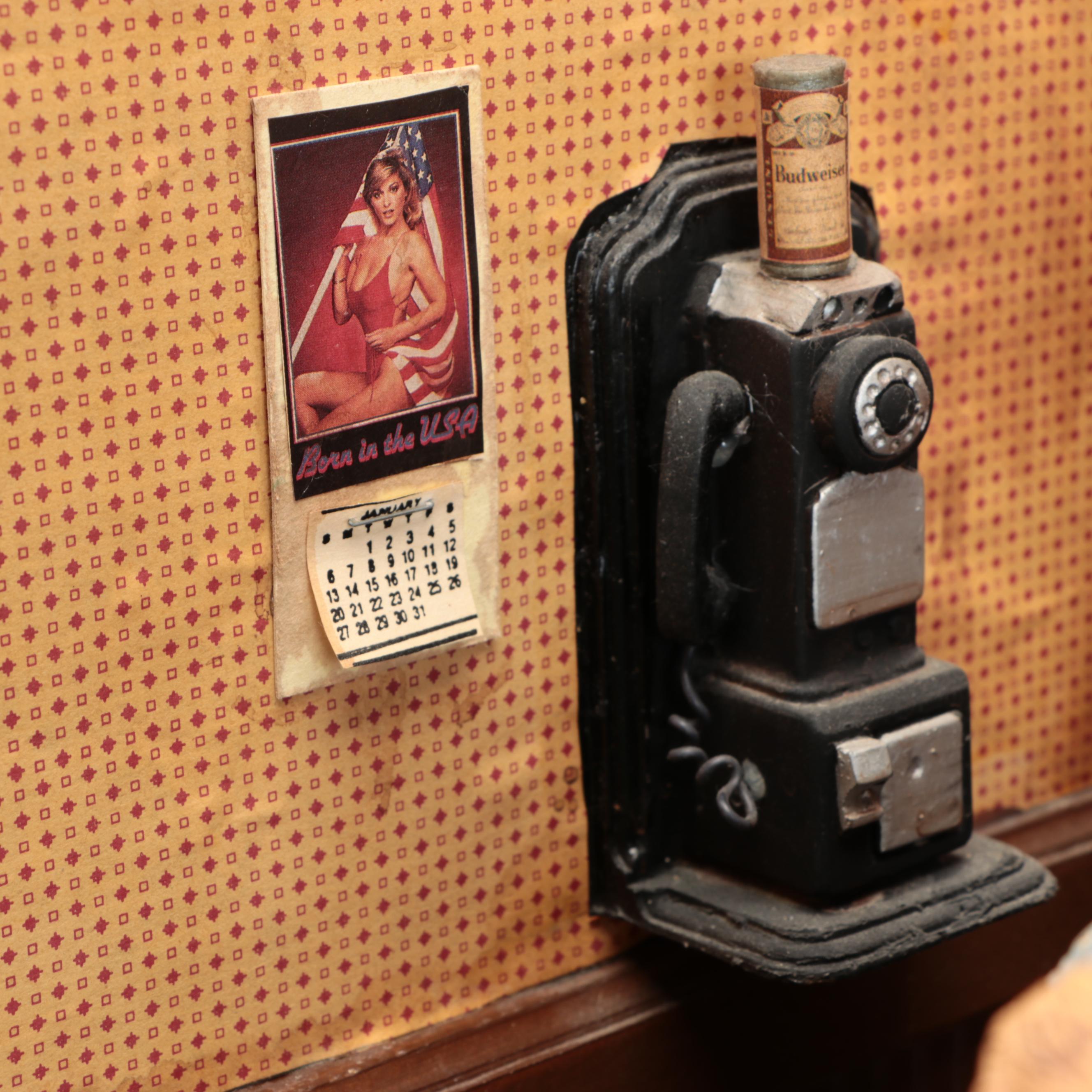 Michael Garman Model Billiards Bar Scene, 1984