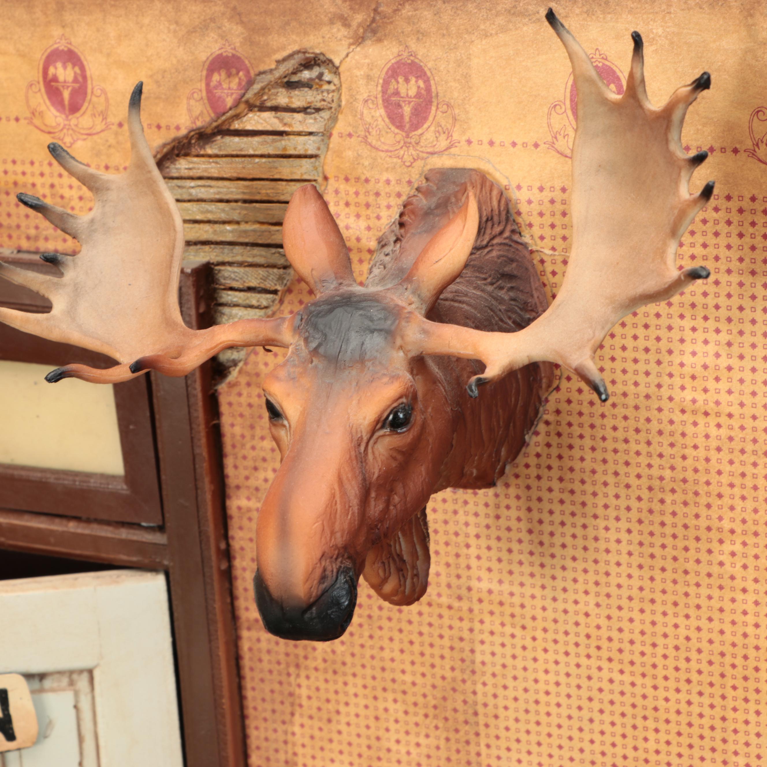 Michael Garman Model Billiards Bar Scene, 1984