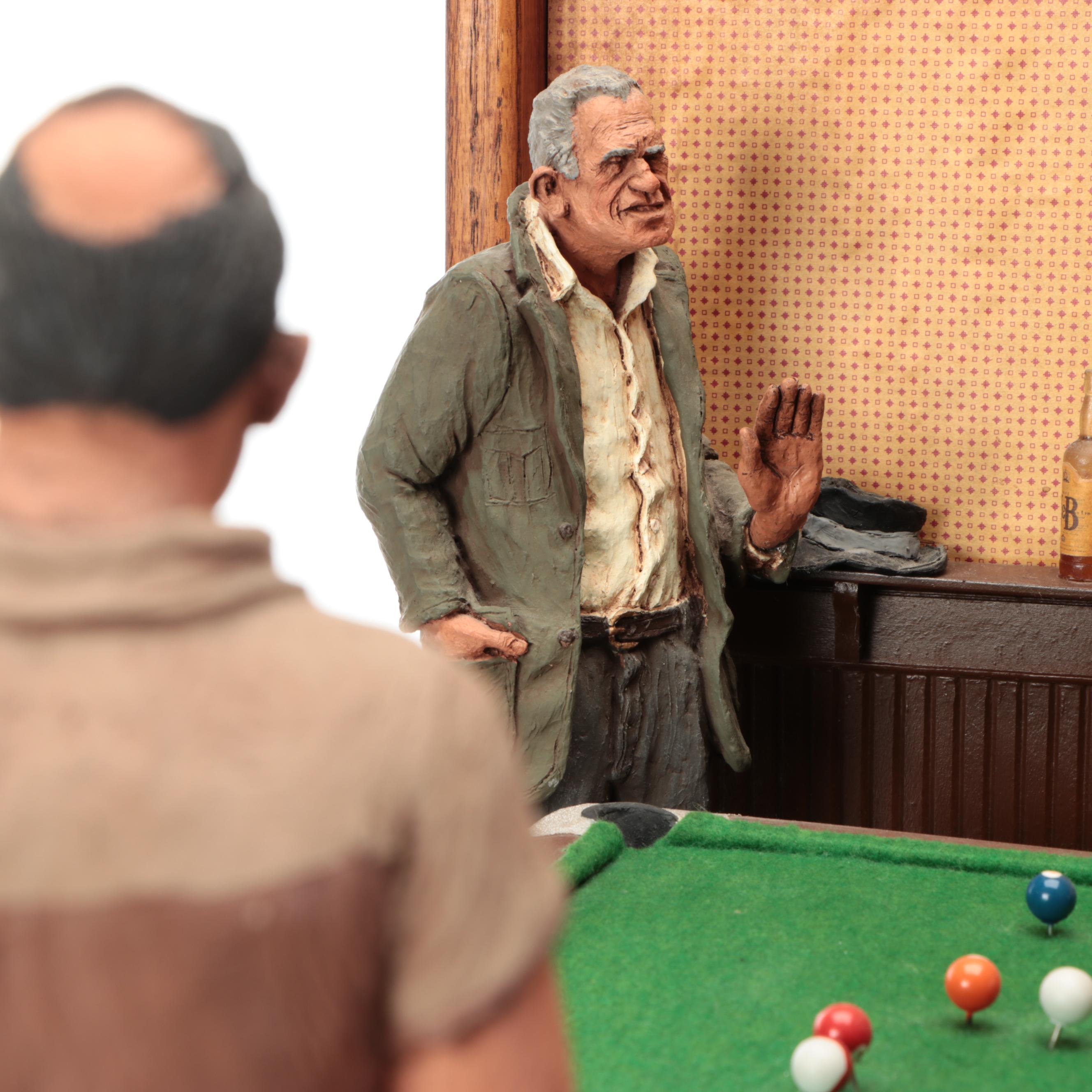 Michael Garman Model Billiards Bar Scene, 1984