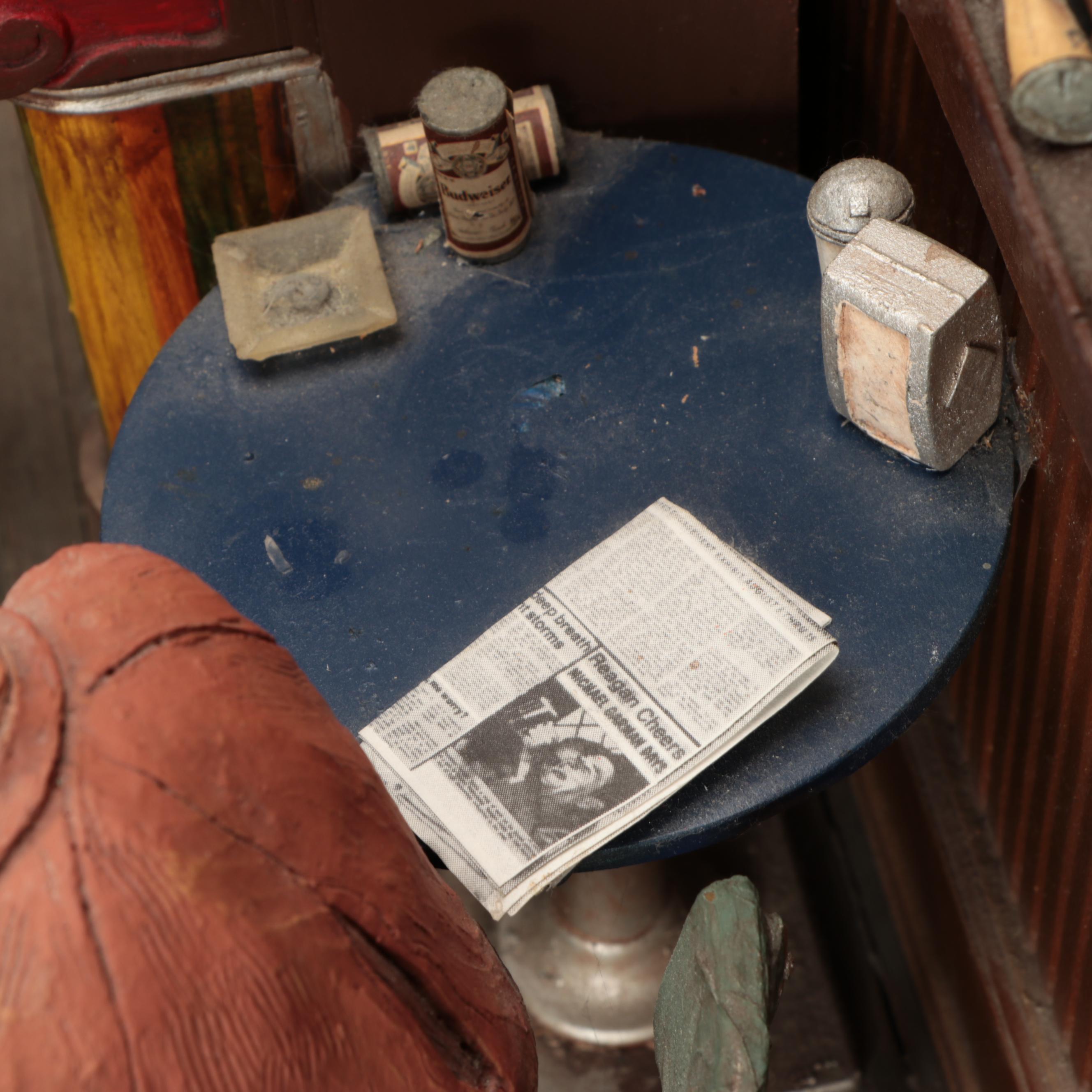 Michael Garman Model Billiards Bar Scene, 1984