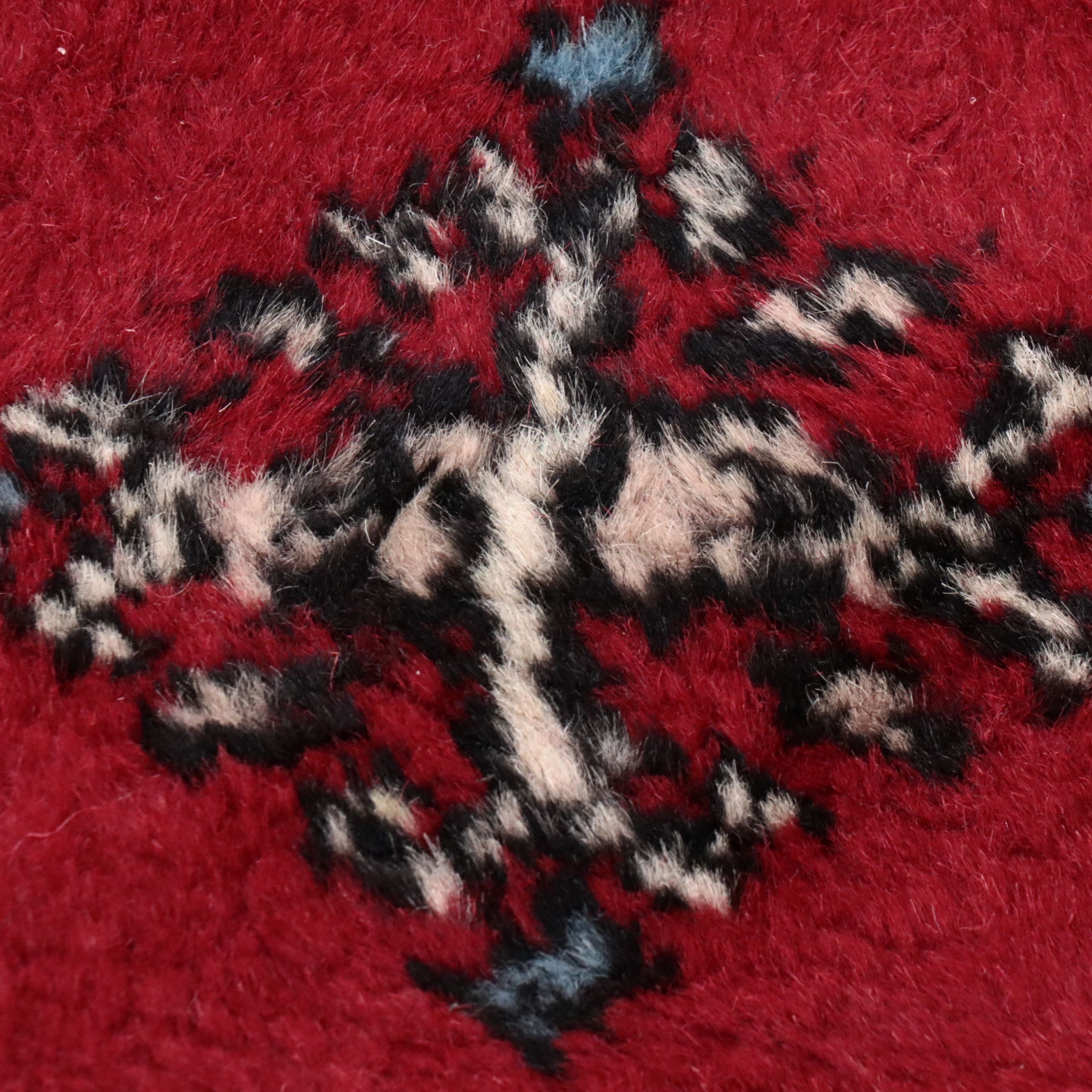 8'1 x 9'8 Hand-Knotted Pakistani Bokhara Area Rug