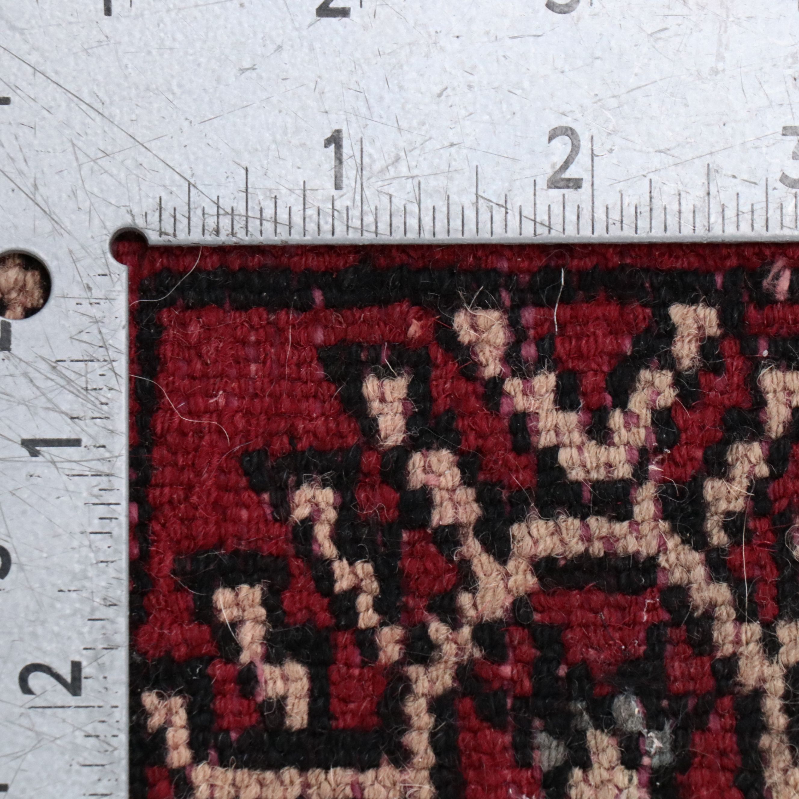 8'1 x 9'8 Hand-Knotted Pakistani Bokhara Area Rug