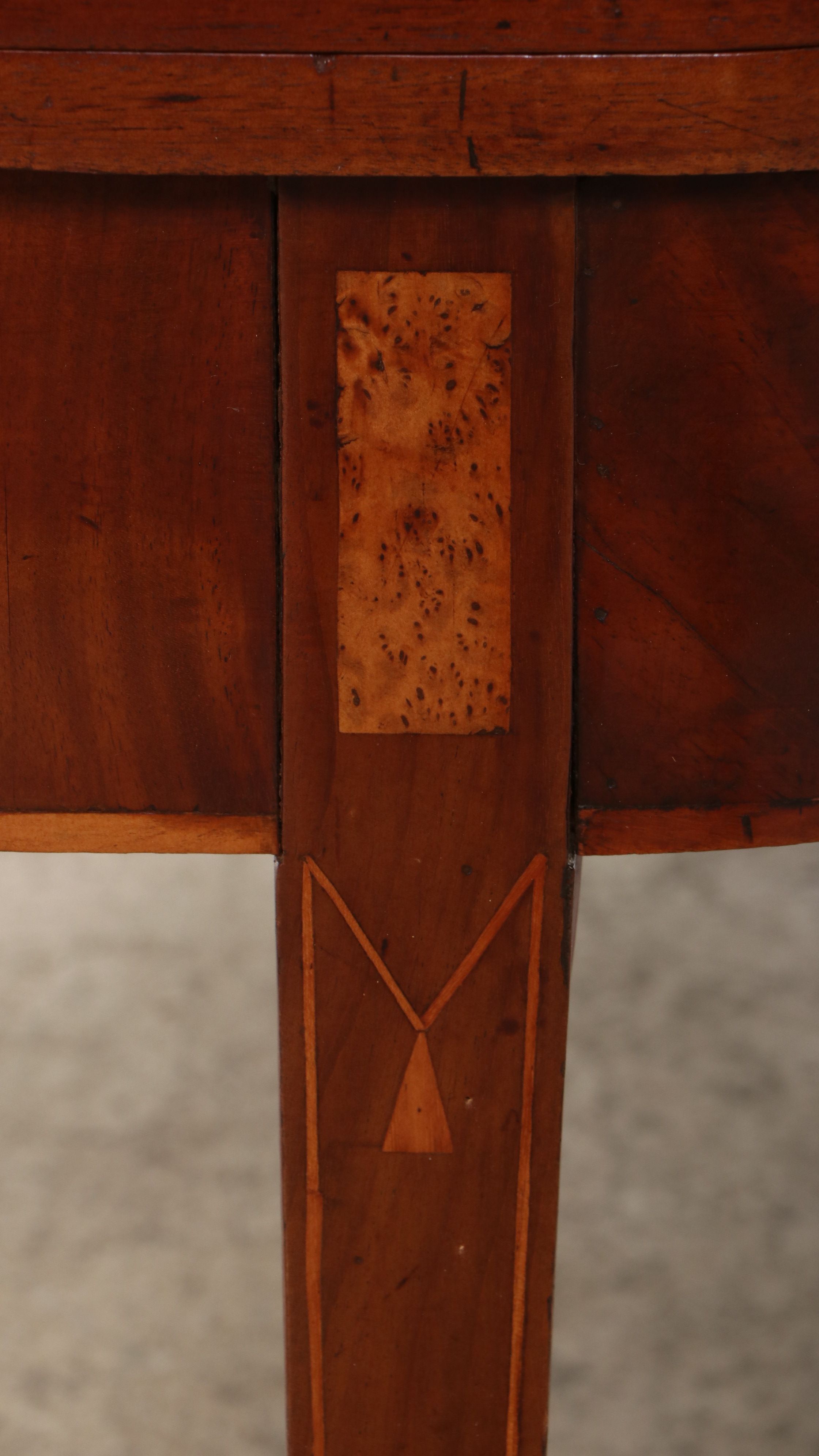 Hepplewhite Style Mahogany Games Table