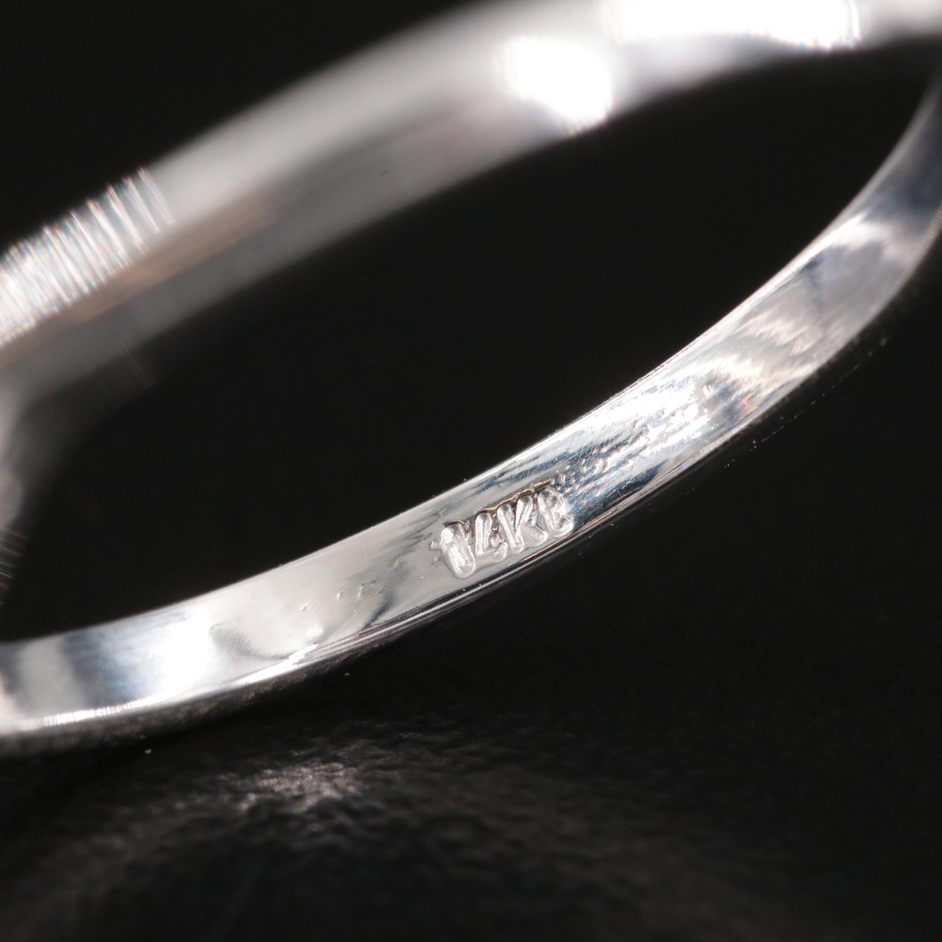 14K 7.04 CT Lab Grown Diamond Solitaire Ring with IGI Report