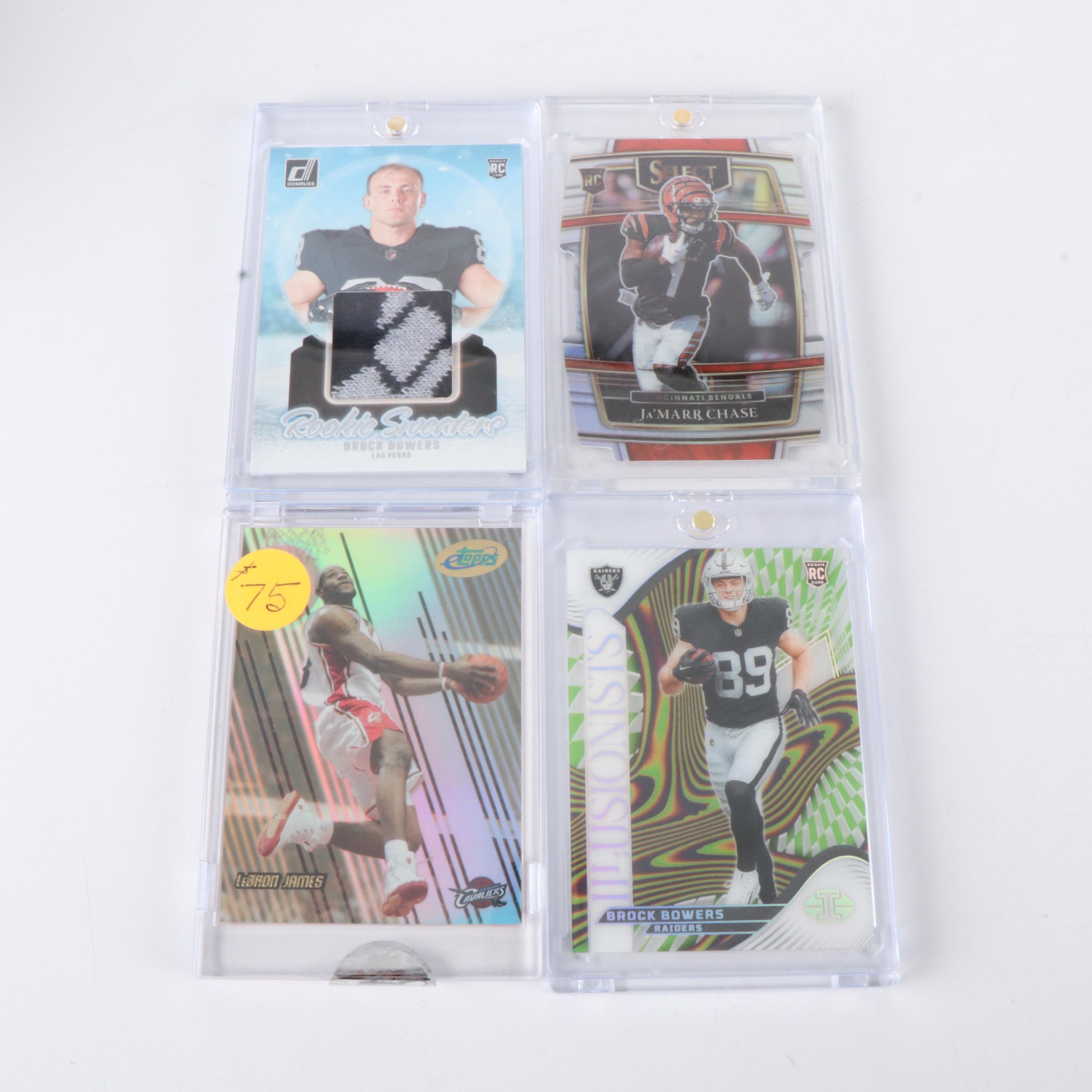 Select with Other Sports Cards Featuring Ja'Marr Chase and Joey Votto Rookies
