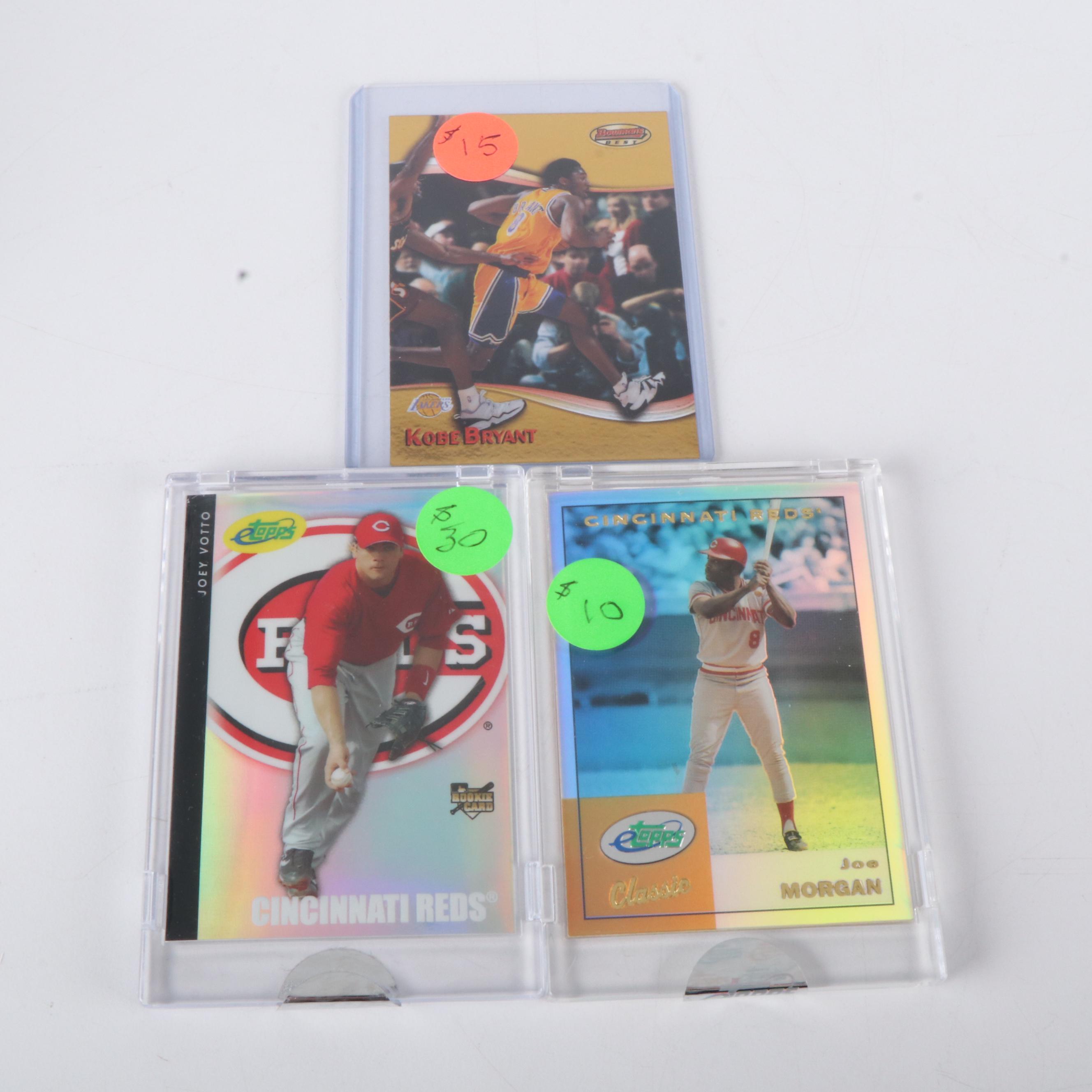 Select with Other Sports Cards Featuring Ja'Marr Chase and Joey Votto Rookies