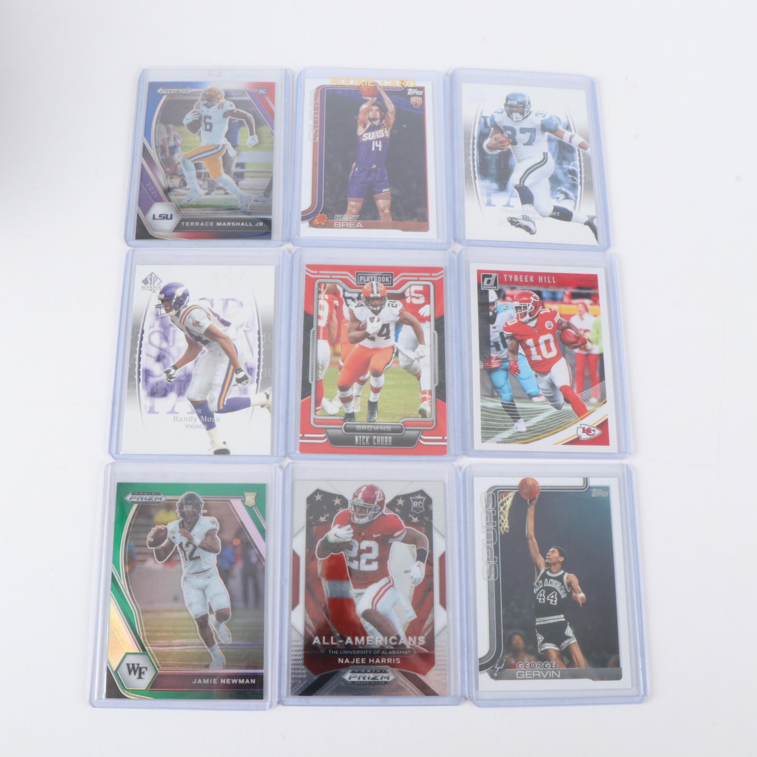 Select with Other Sports Cards Featuring Ja'Marr Chase and Joey Votto Rookies