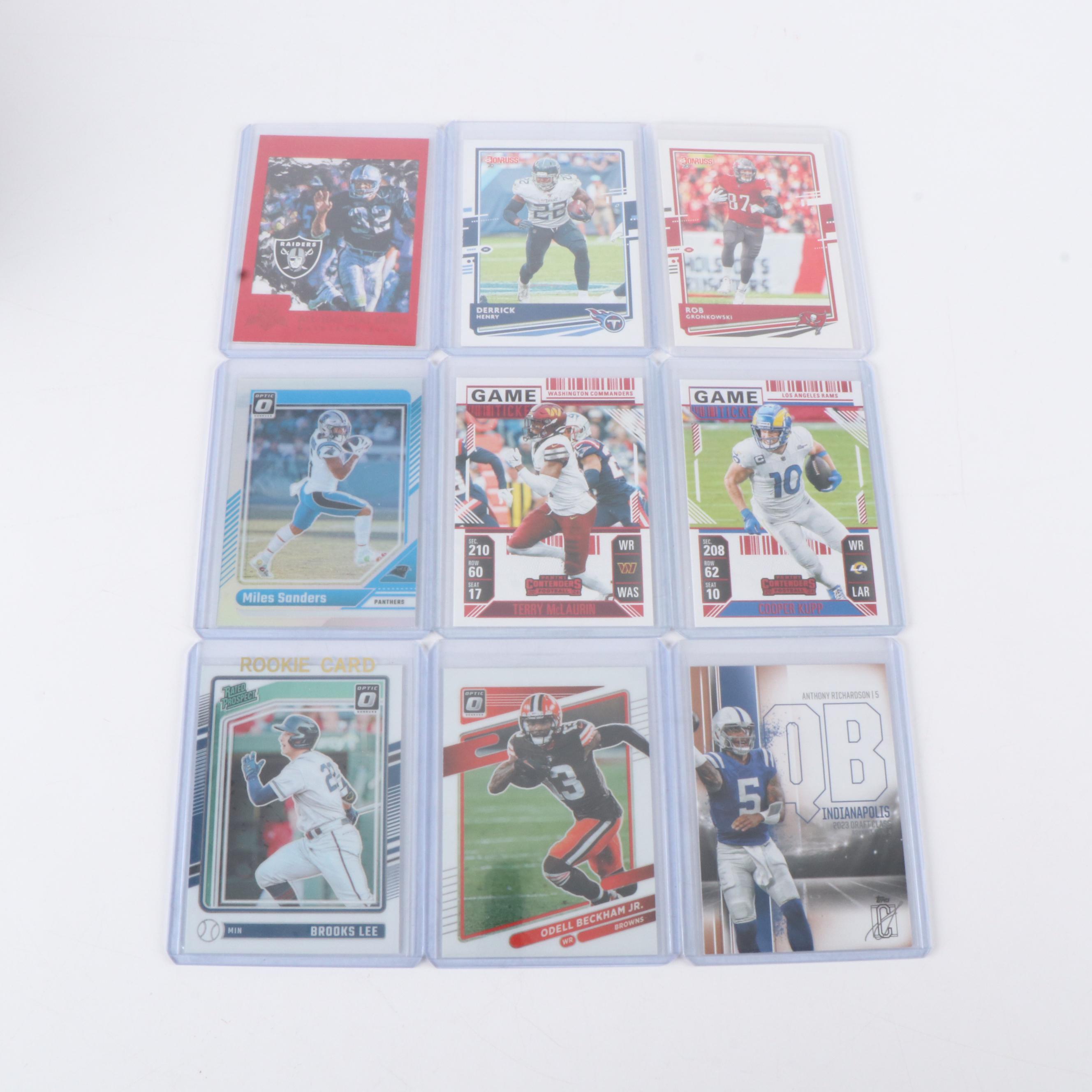 Select with Other Sports Cards Featuring Ja'Marr Chase and Joey Votto Rookies