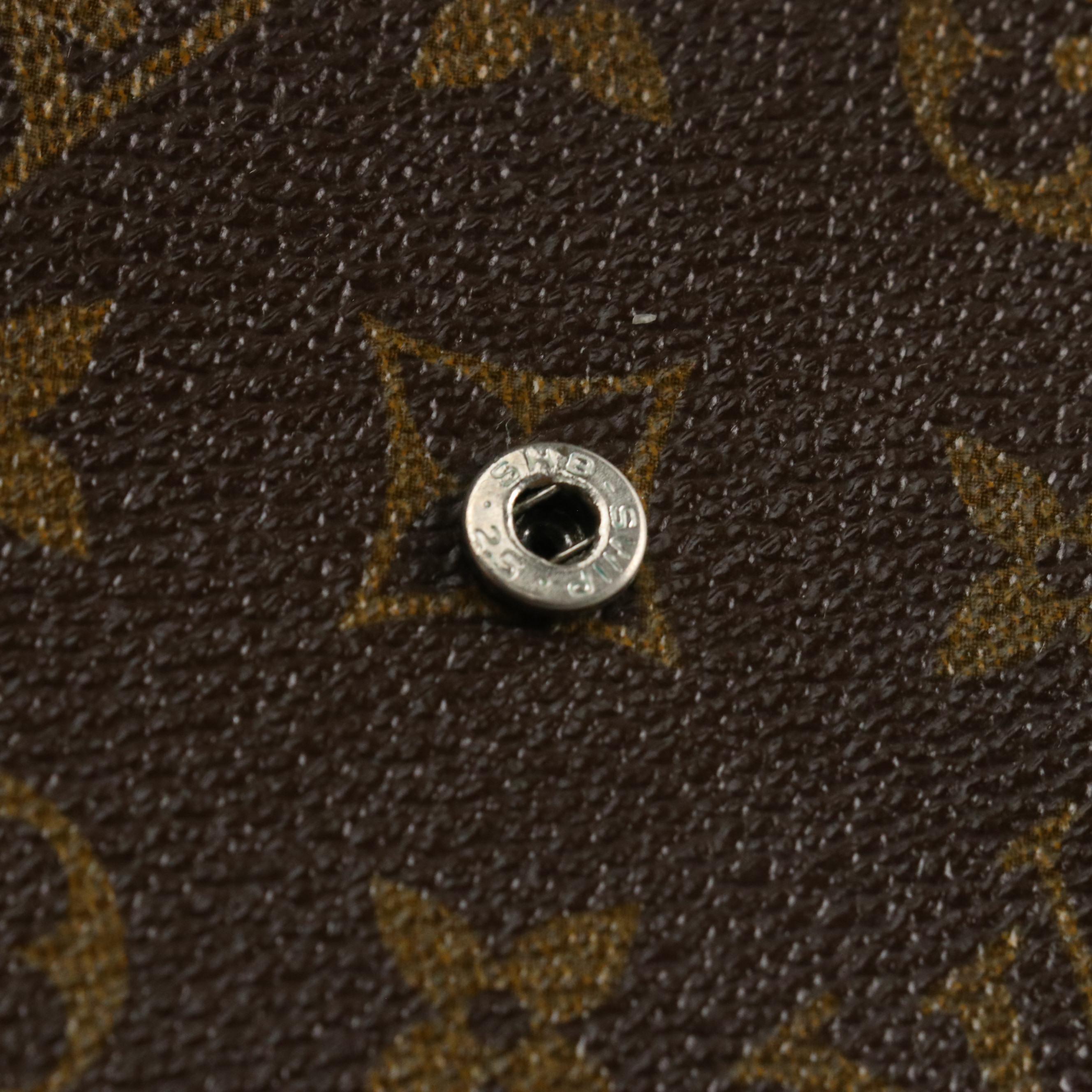 Louis Vuitton Envelope Flap Wallet in Monogram Canvas, circa 1980, with Box