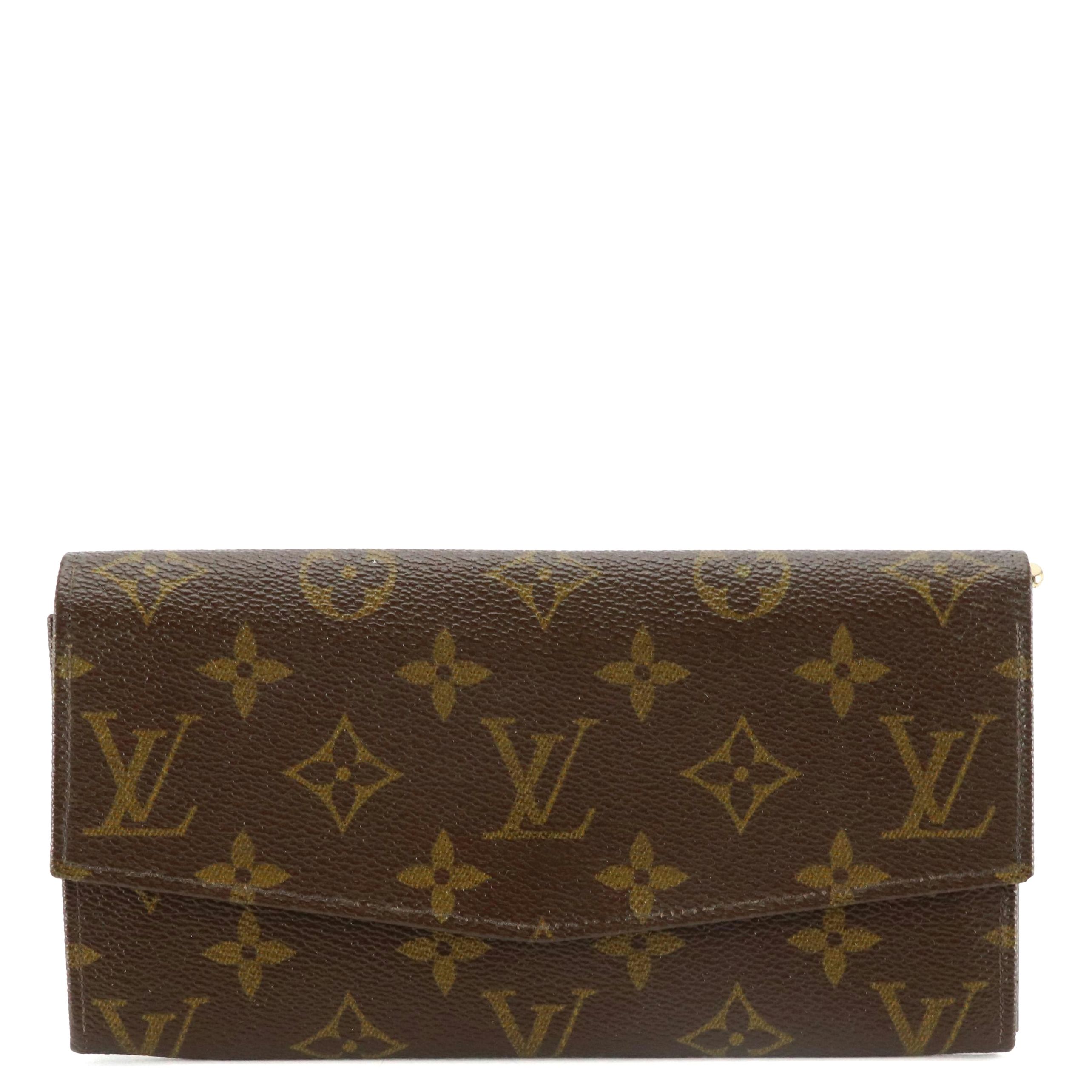 Louis Vuitton Envelope Flap Wallet in Monogram Canvas, circa 1980, with Box