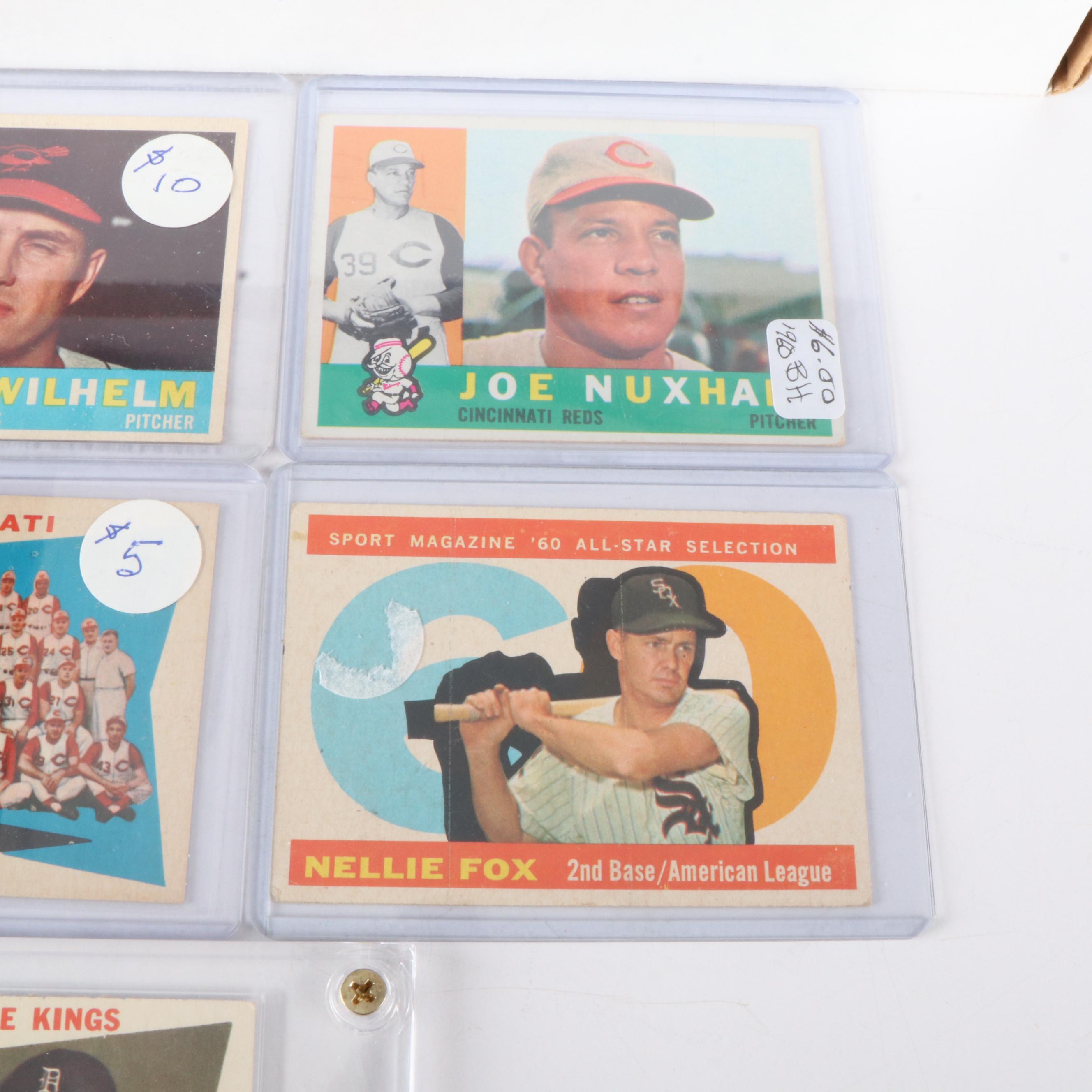 1960 Topps Baseball Cards Featuring Willie McCovey Rookie and More
