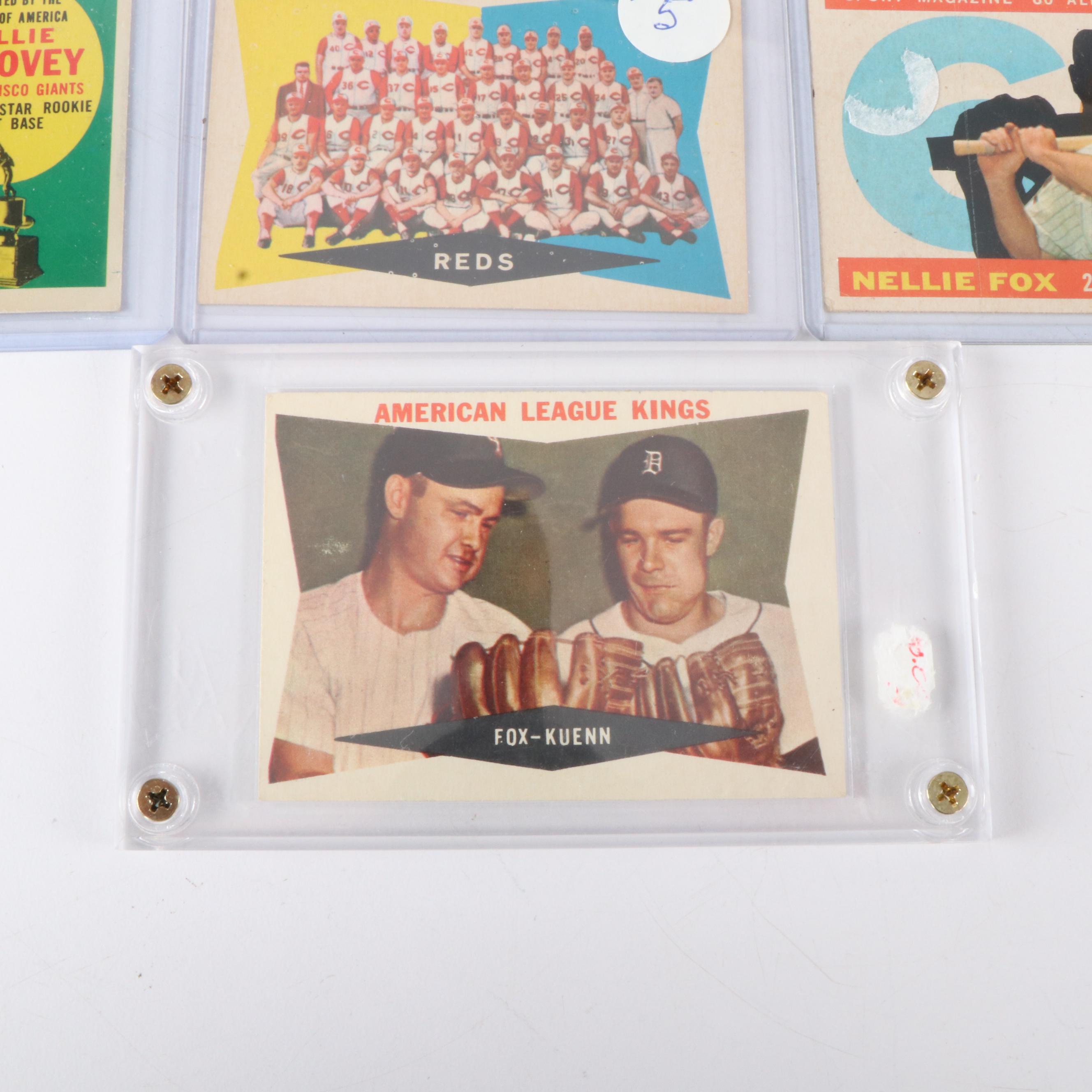 1960 Topps Baseball Cards Featuring Willie McCovey Rookie and More