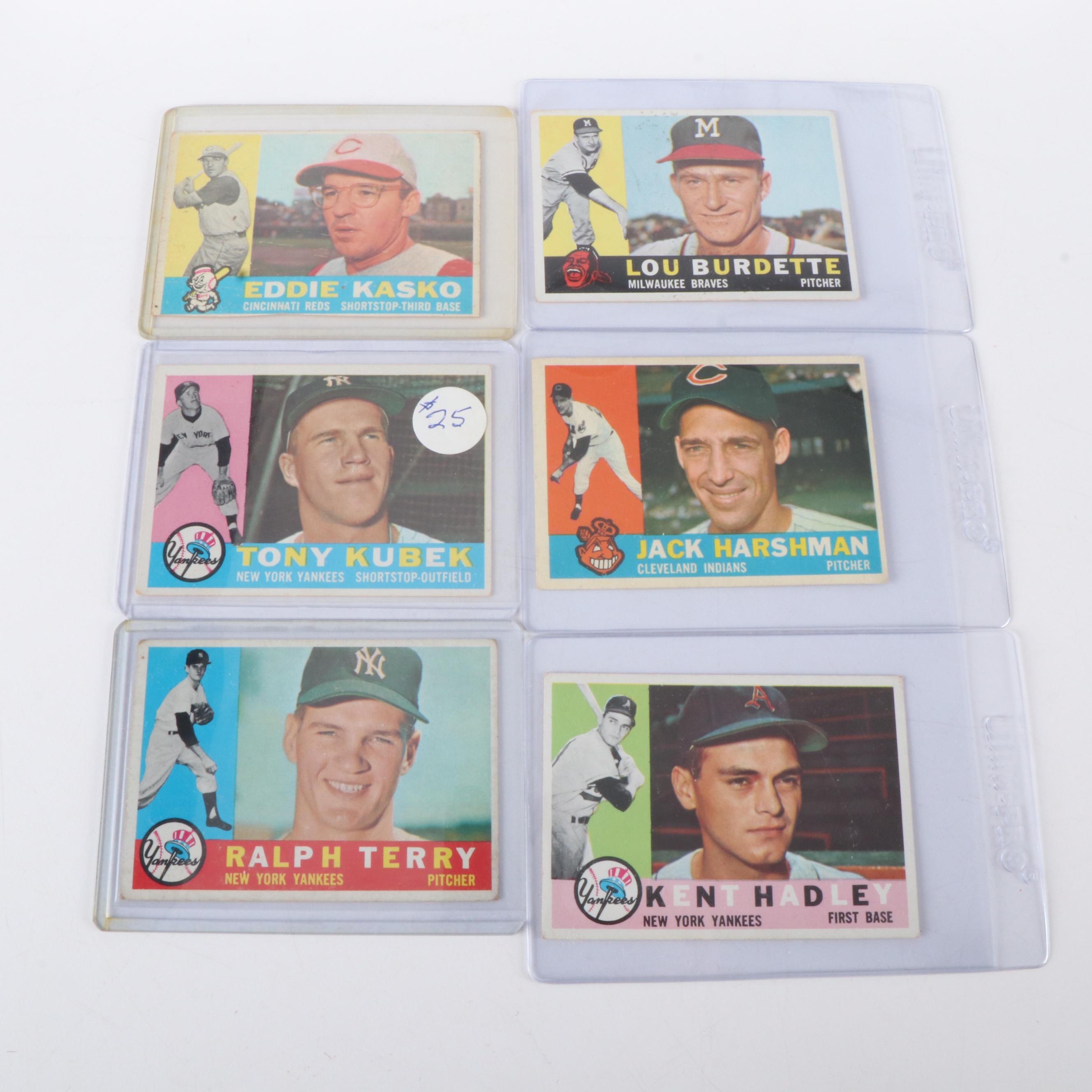 1960 Topps Baseball Cards Featuring Willie McCovey Rookie and More