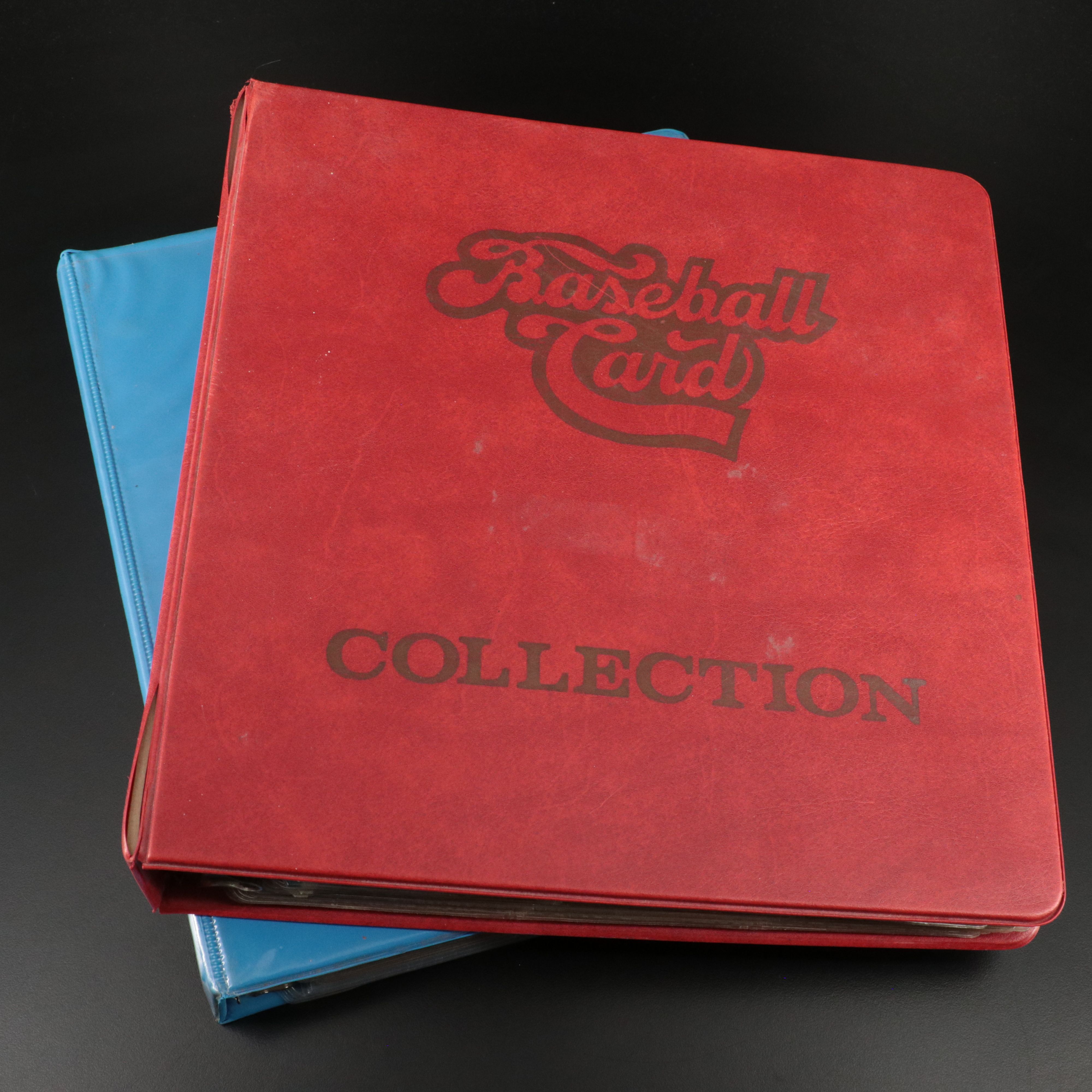 Two Albums of Vintage Baseball Cards, 1953 to 1979, Mainly Topps