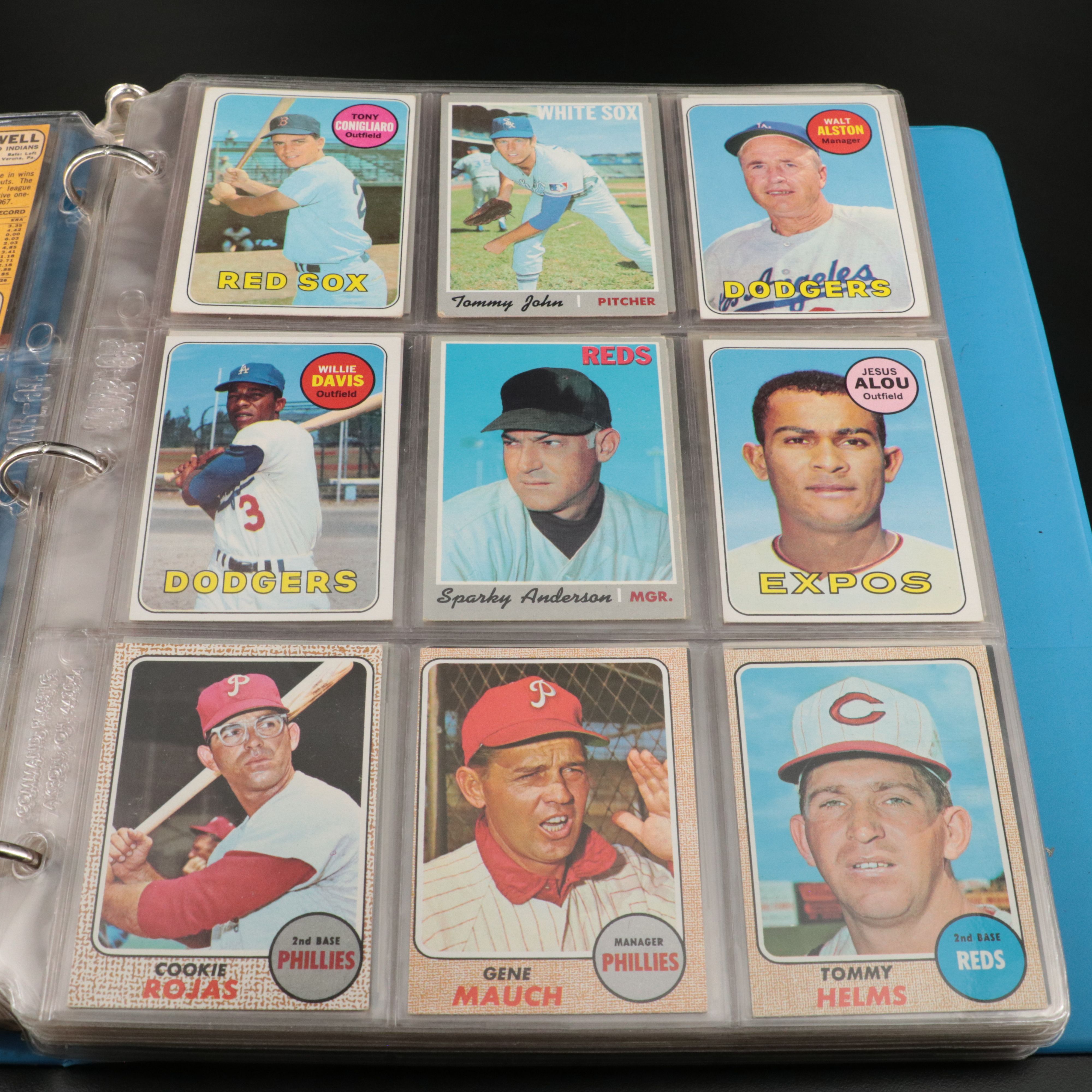 Two Albums of Vintage Baseball Cards, 1953 to 1979, Mainly Topps