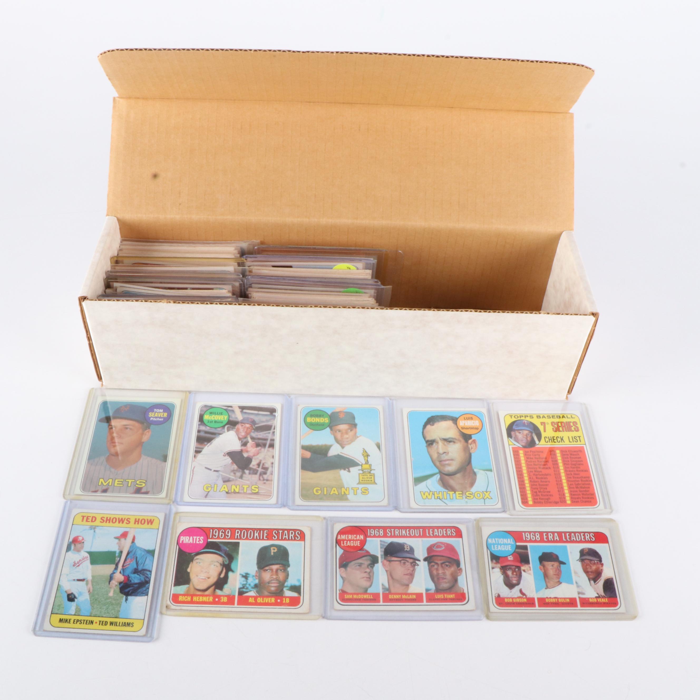 1969 Topps Baseball Cards Featuring Tom Seaver, Willie McCovey, and More