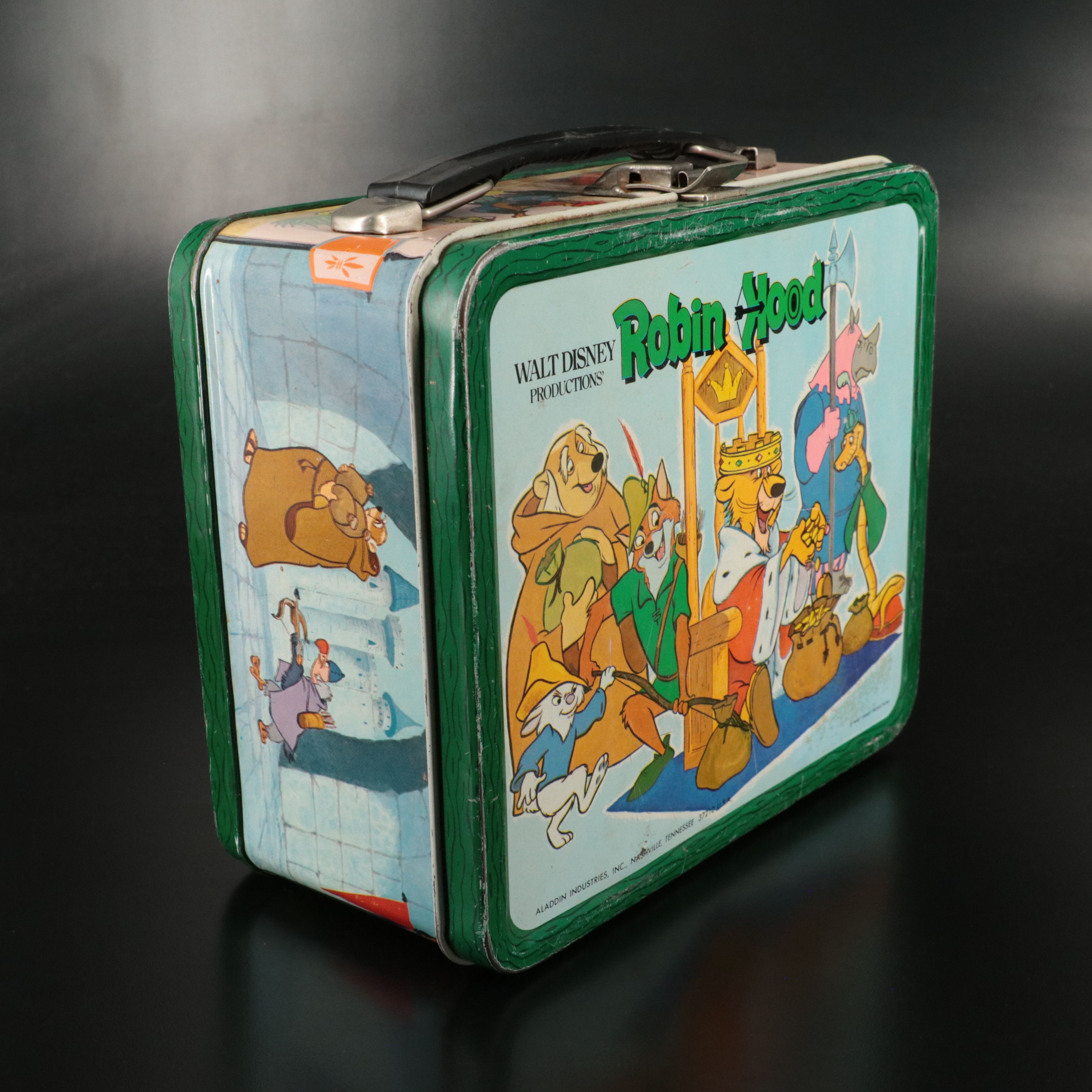 Star Trek and Disney's Robin Hood Metal Lunch Boxes, 1970s