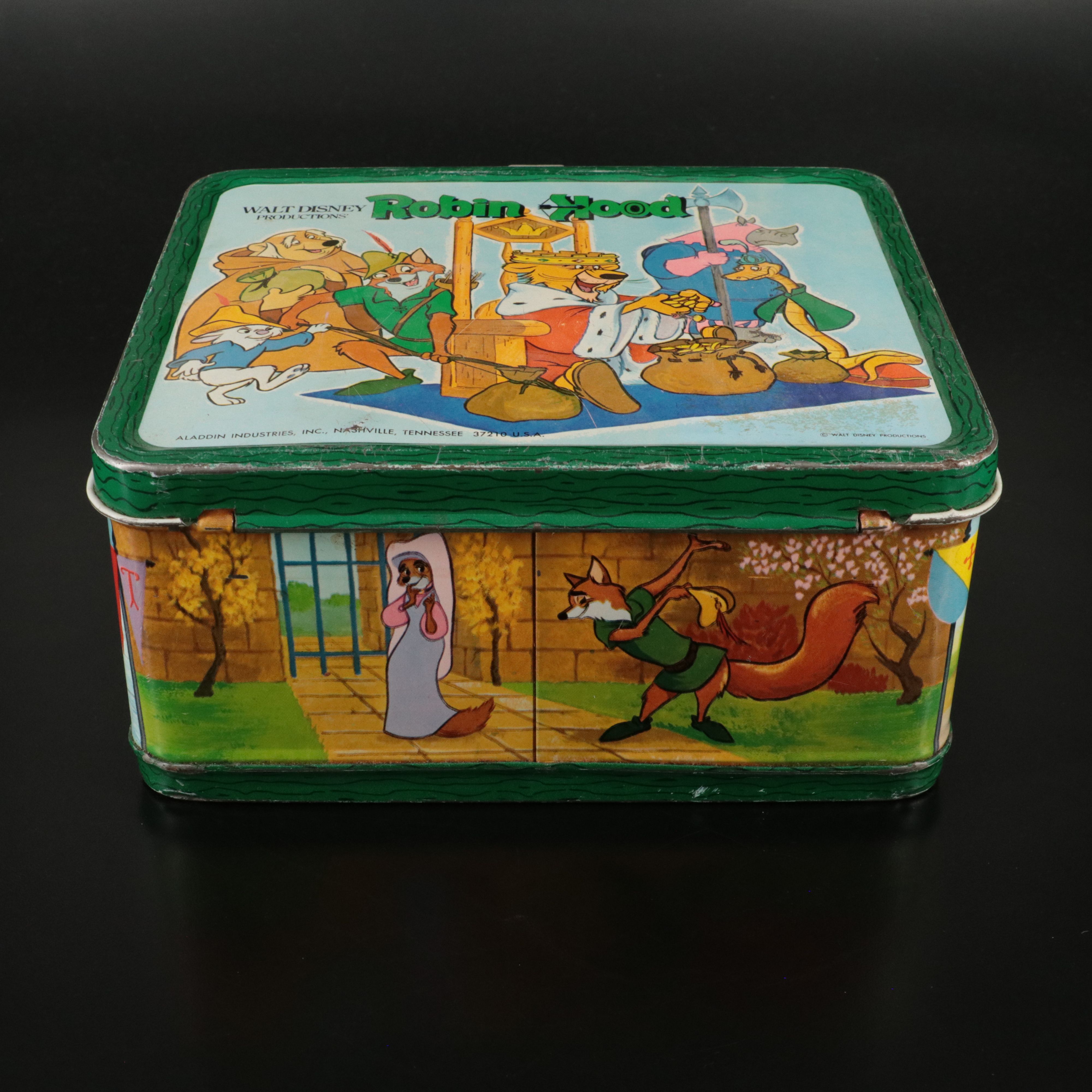 Star Trek and Disney's Robin Hood Metal Lunch Boxes, 1970s