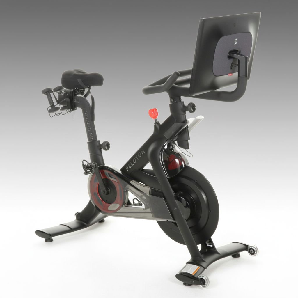 Peloton Indoor Stationary Exercise Bike with Swivel Screen