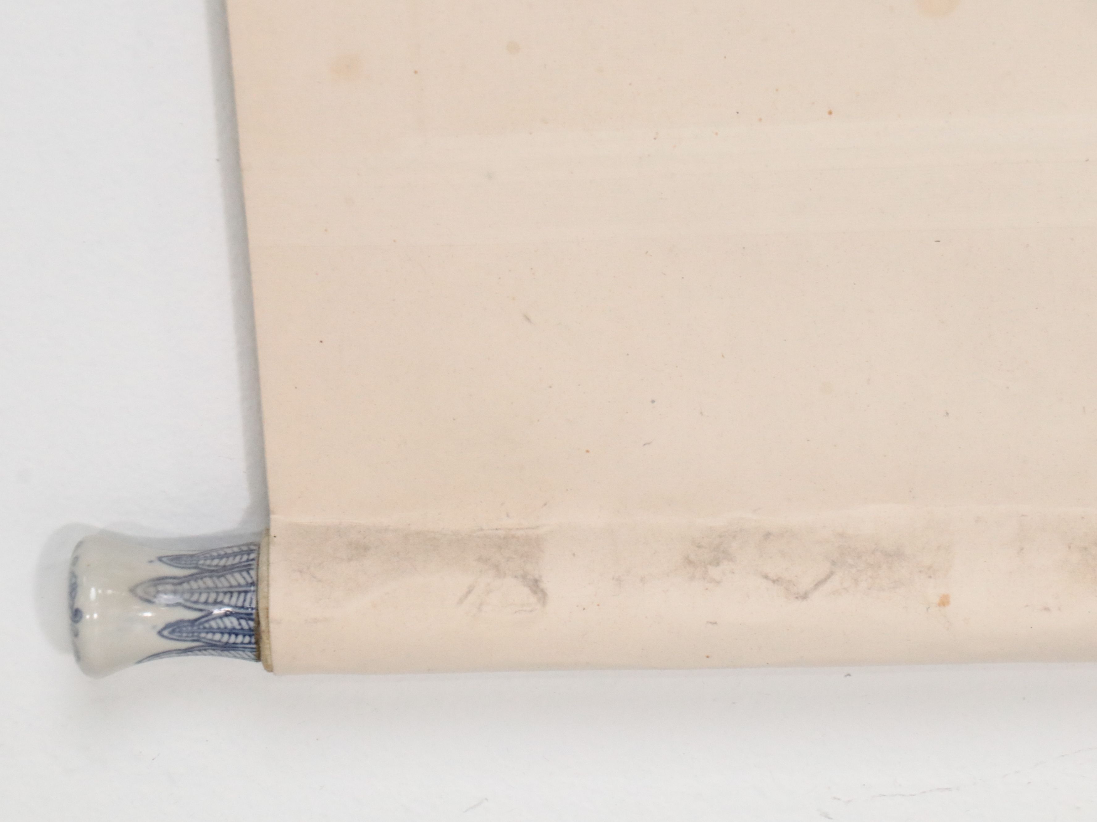 Watercolor and Gouache Chinese Hanging Scroll, Early 20th Century