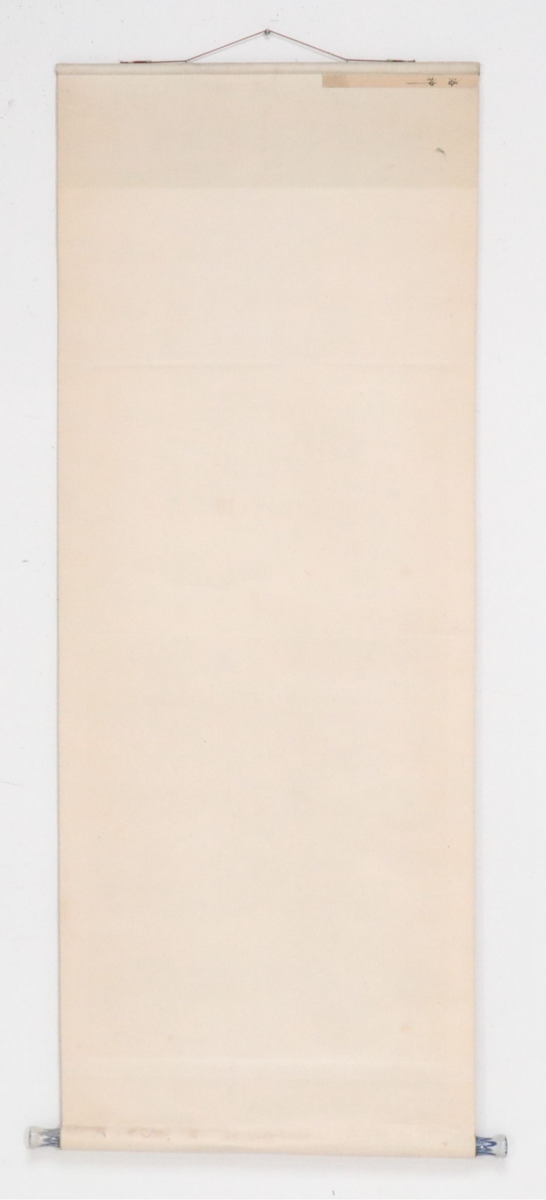 Watercolor and Gouache Chinese Hanging Scroll, Early 20th Century