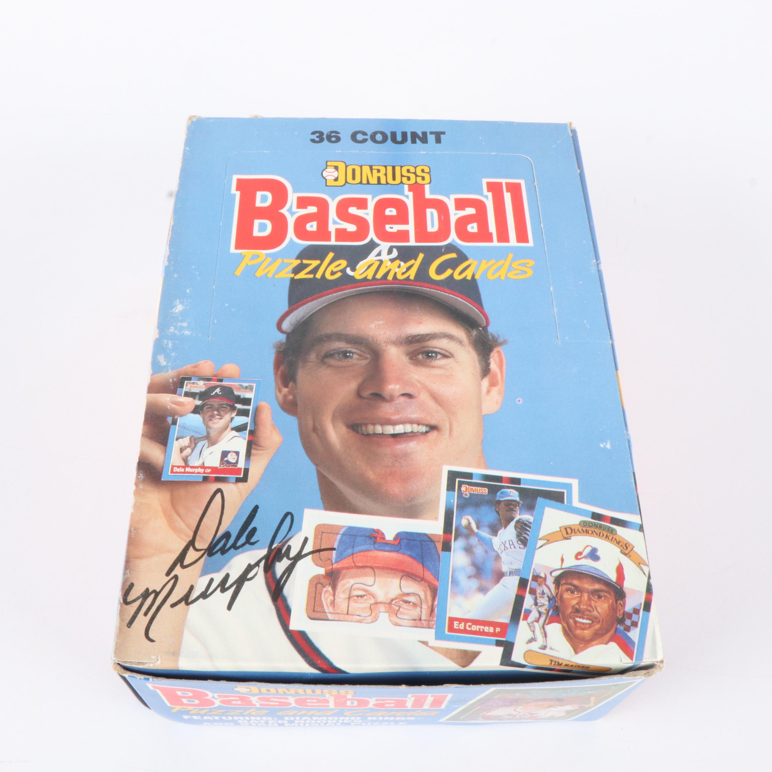 Topps, Donruss, and Fleer Sealed Wax and Rack Baseball Card Packs, 1989s