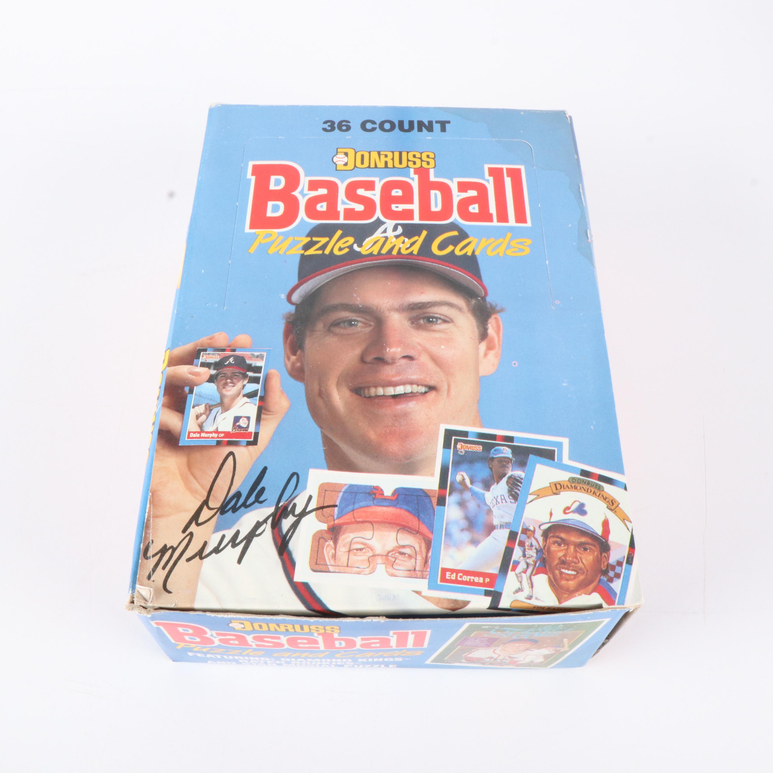Topps, Donruss, and Fleer Sealed Wax and Rack Baseball Card Packs, 1989s