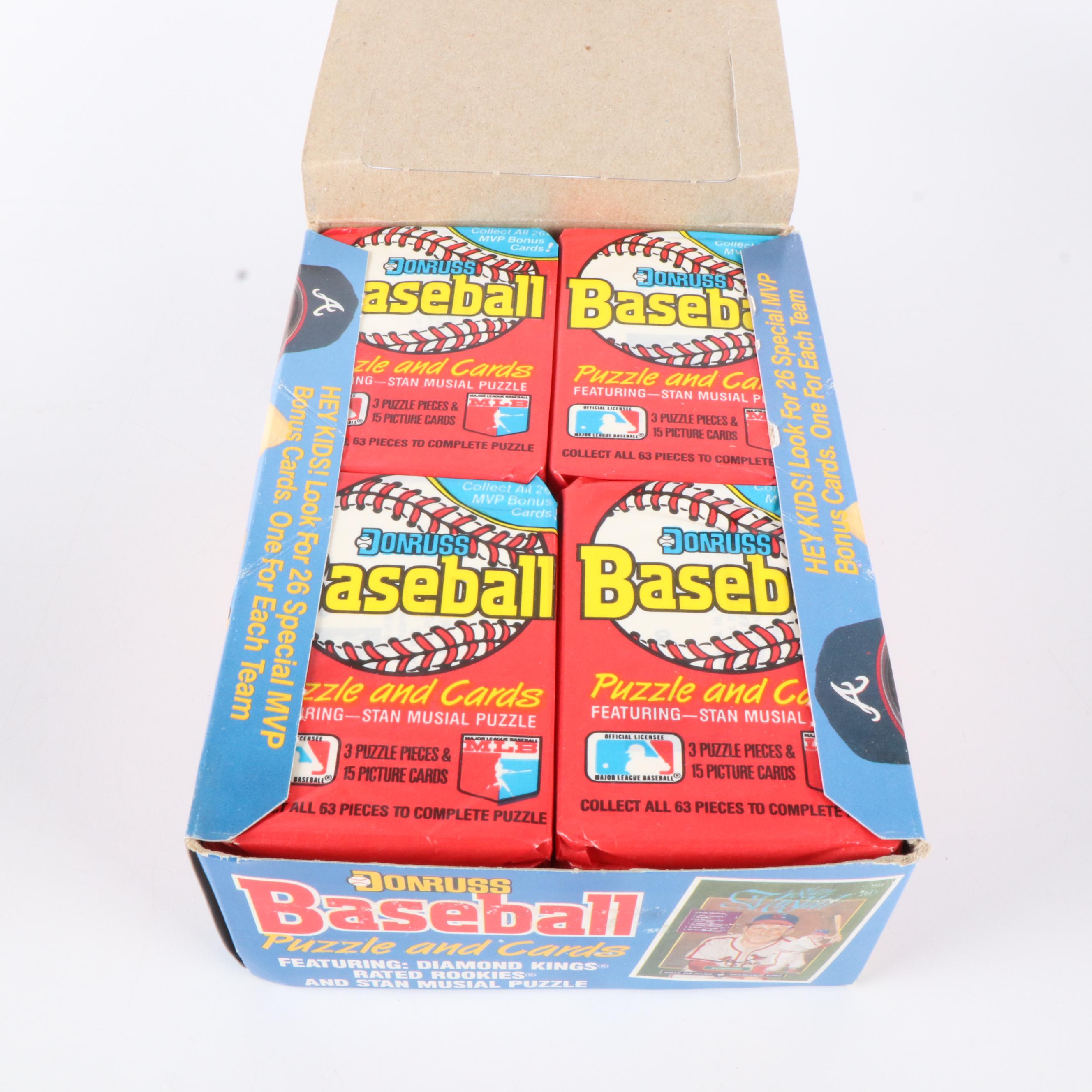 Topps, Donruss, and Fleer Sealed Wax and Rack Baseball Card Packs, 1989s