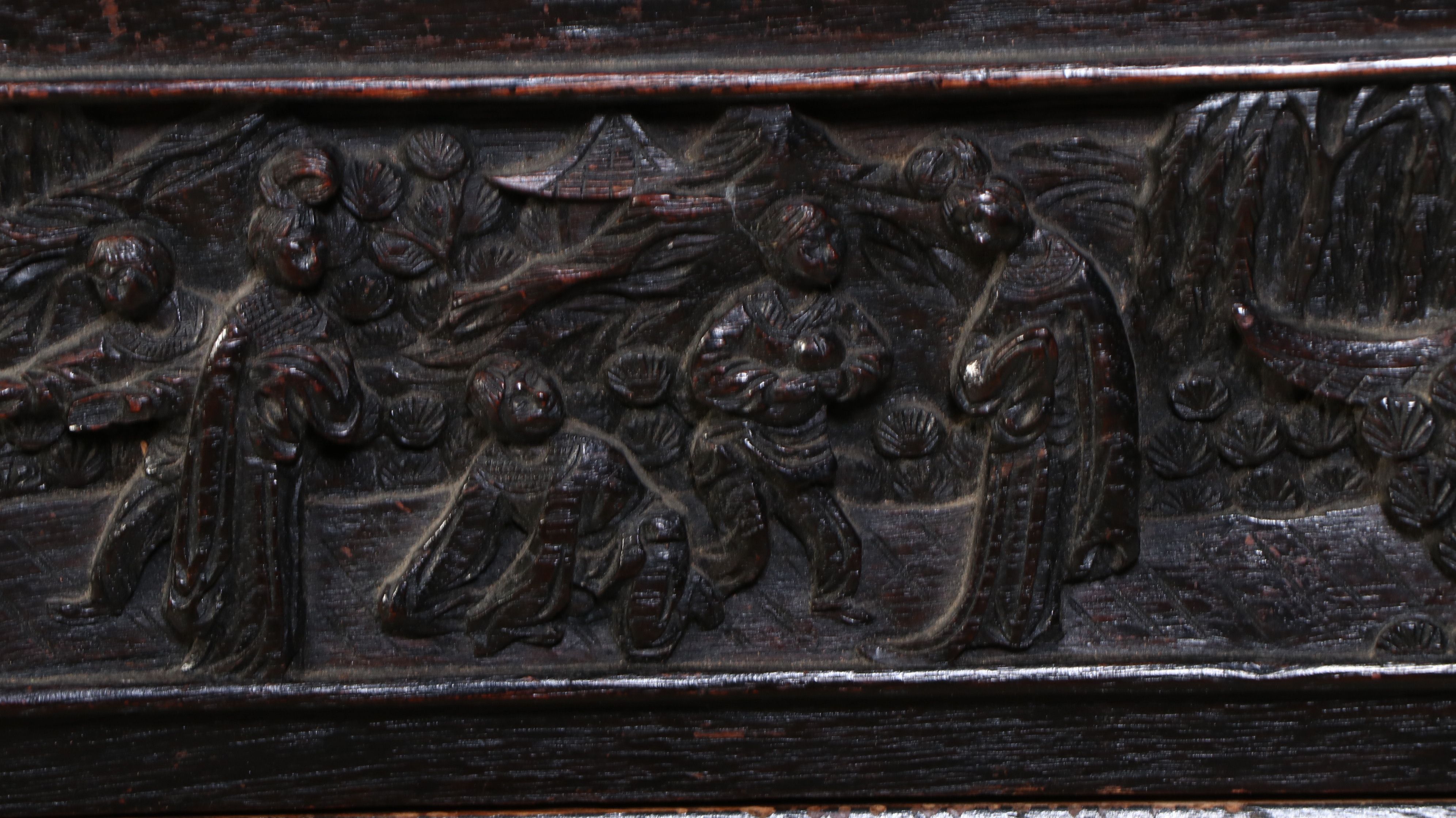 Chinese Carved Hardwood and Fretwork Altar Table