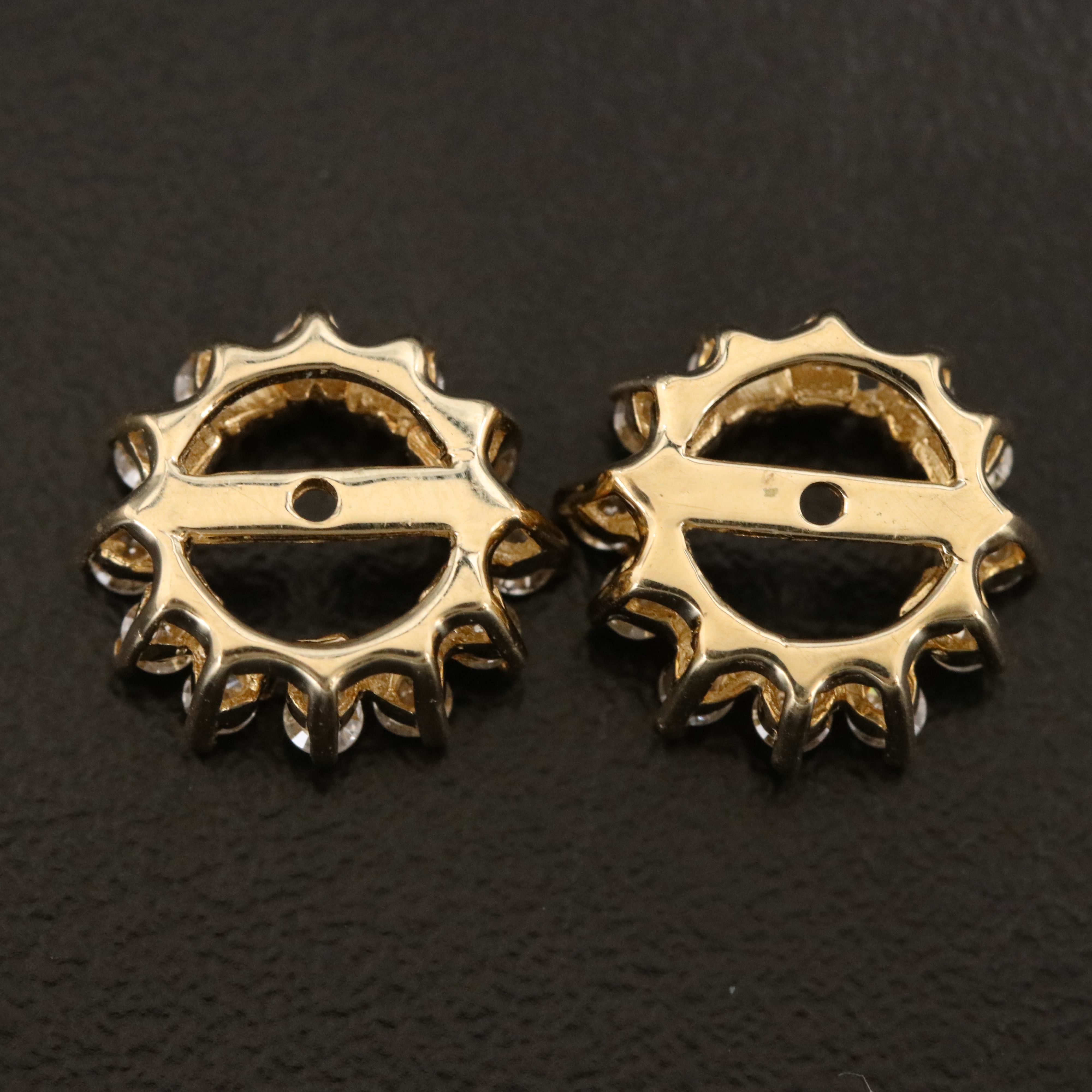 14K 0.48 CTW Diamond Earring Jackets