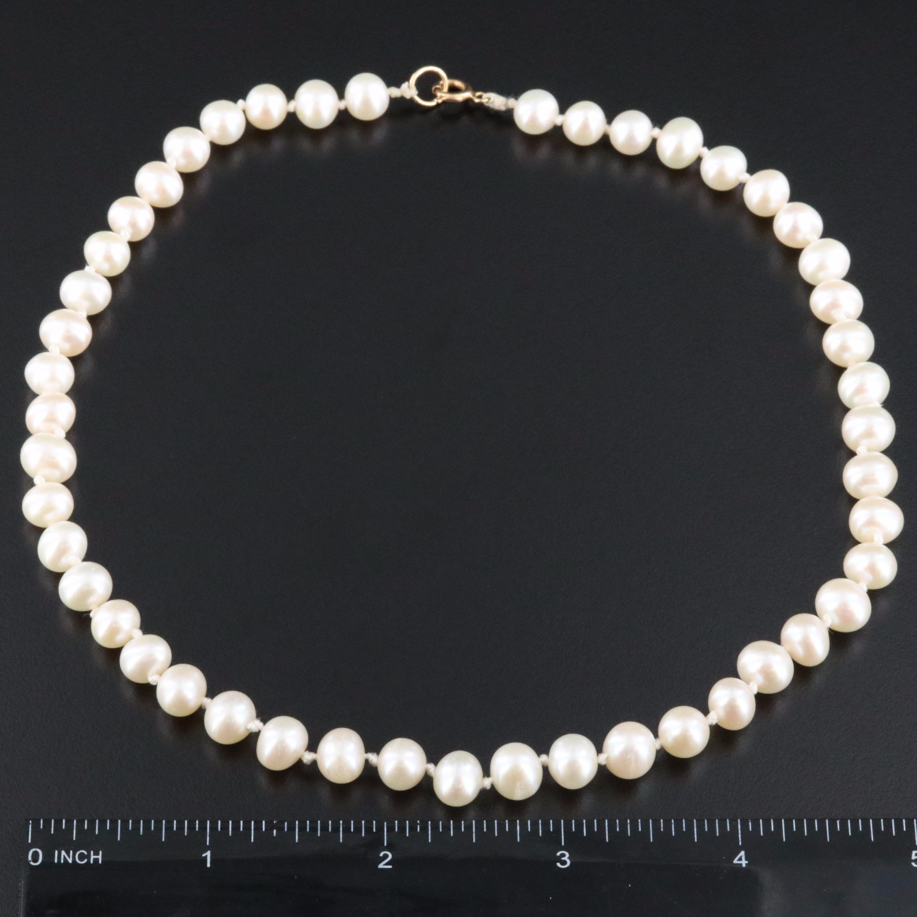 14K Pearl and Faux Pearl Jewelry Collection
