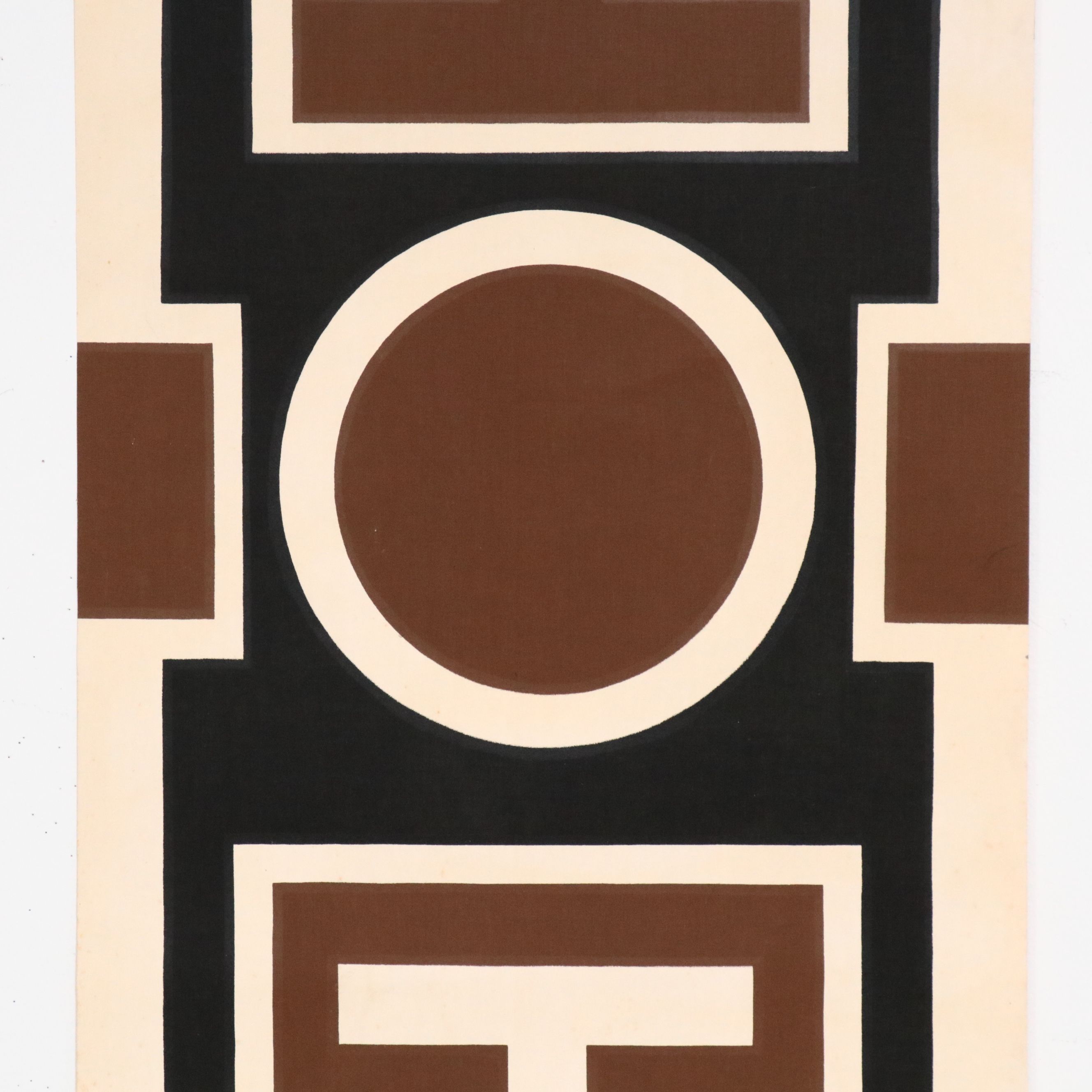 Lars Hawkes Geometric Hanging Serigraph, Mid-Late 20th Century