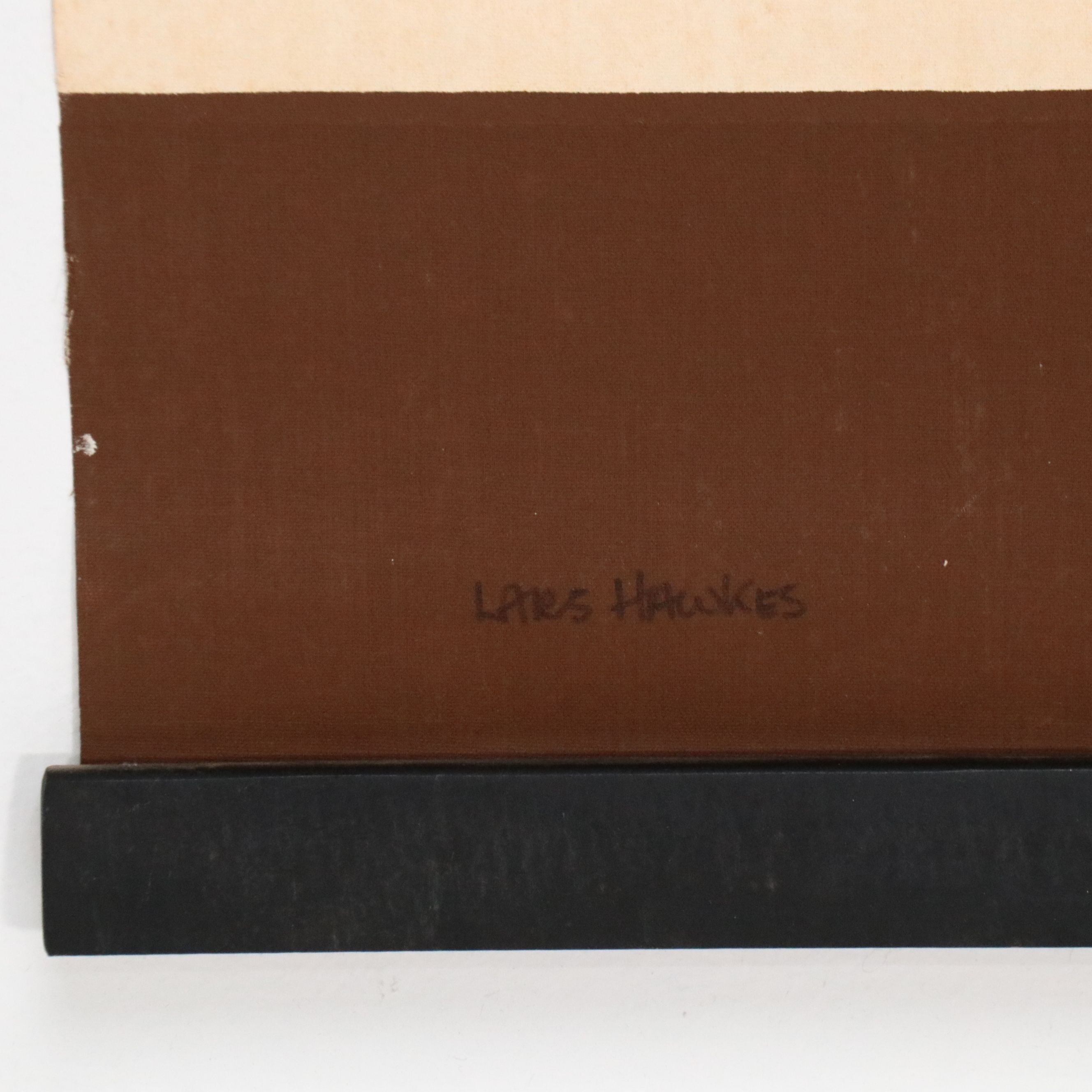 Lars Hawkes Geometric Hanging Serigraph, Mid-Late 20th Century