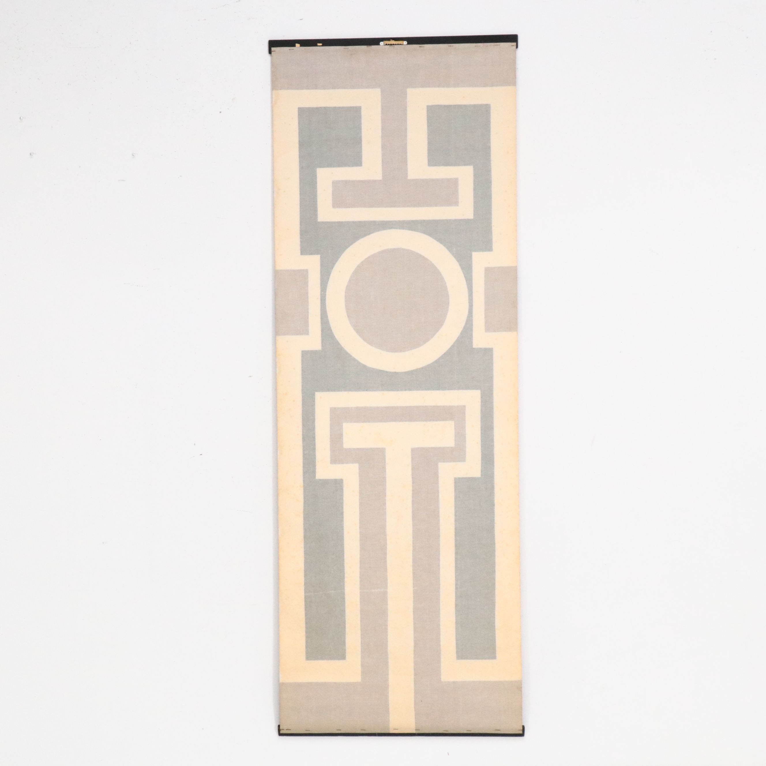 Lars Hawkes Geometric Hanging Serigraph, Mid-Late 20th Century